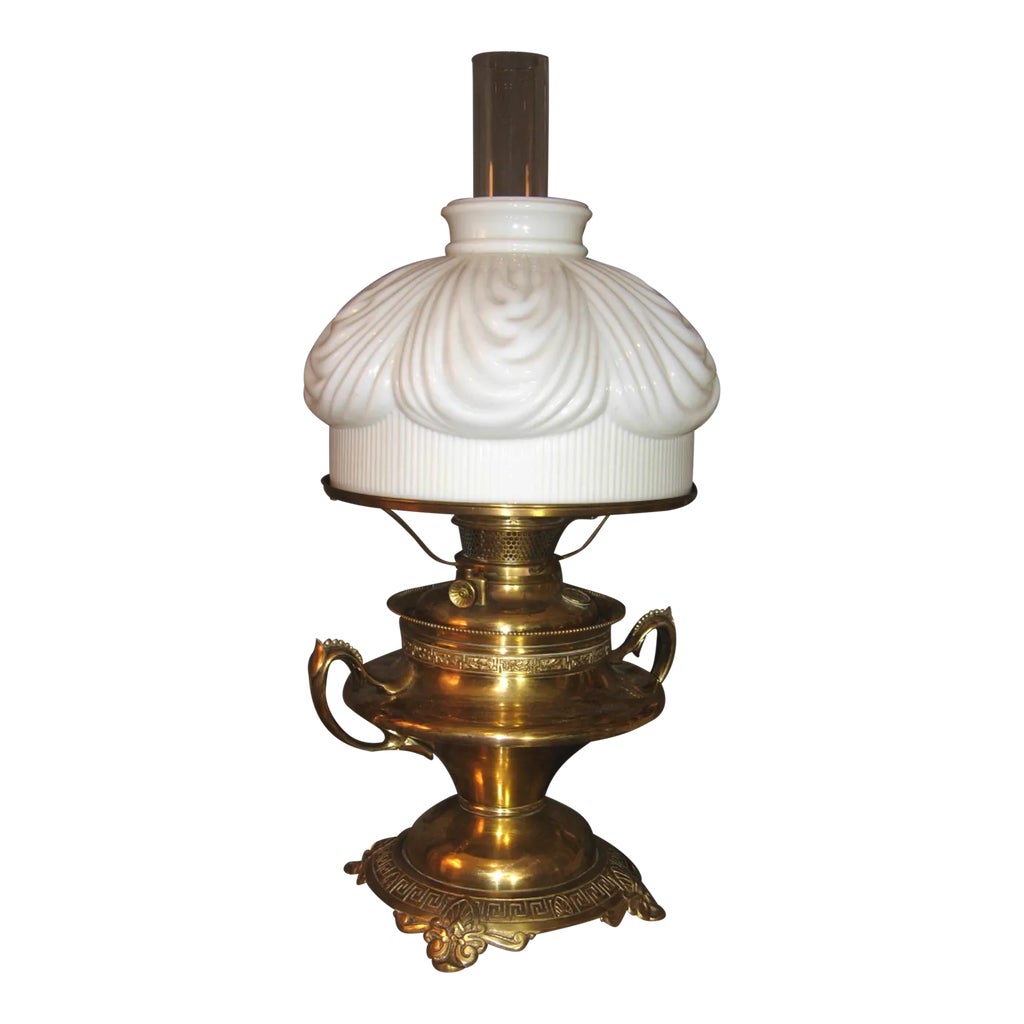 Antique Bradley & Hubbard Oil Lamp Chairish