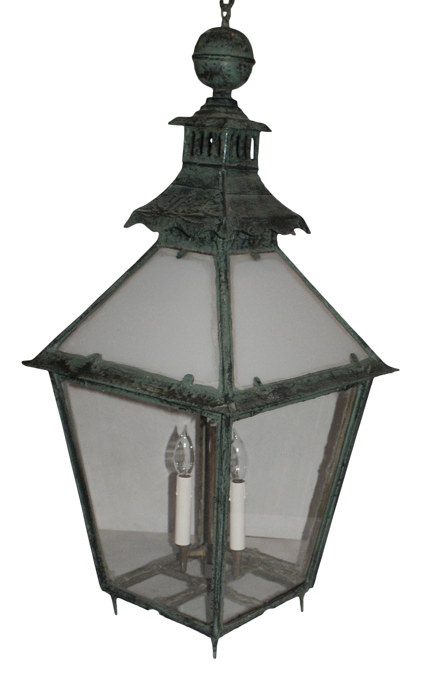 Antique English Style Pagoda Top Exterior Pendant Lanterns Chairish