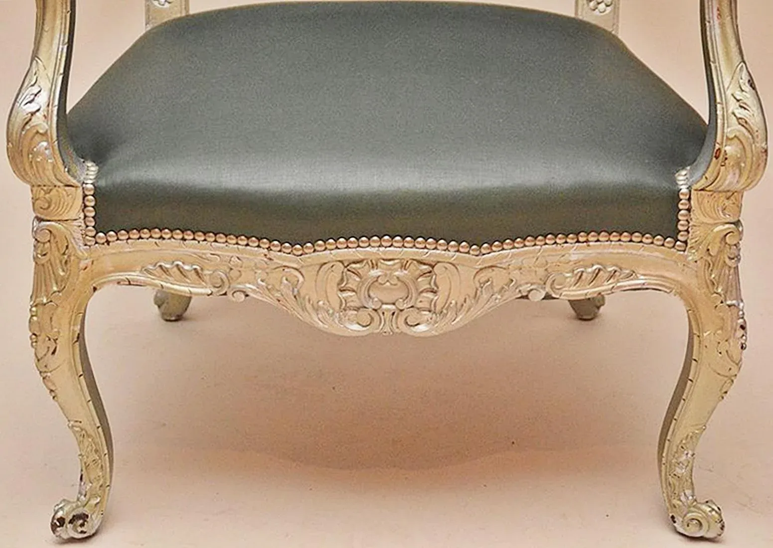 Antique French Silver Armchair
