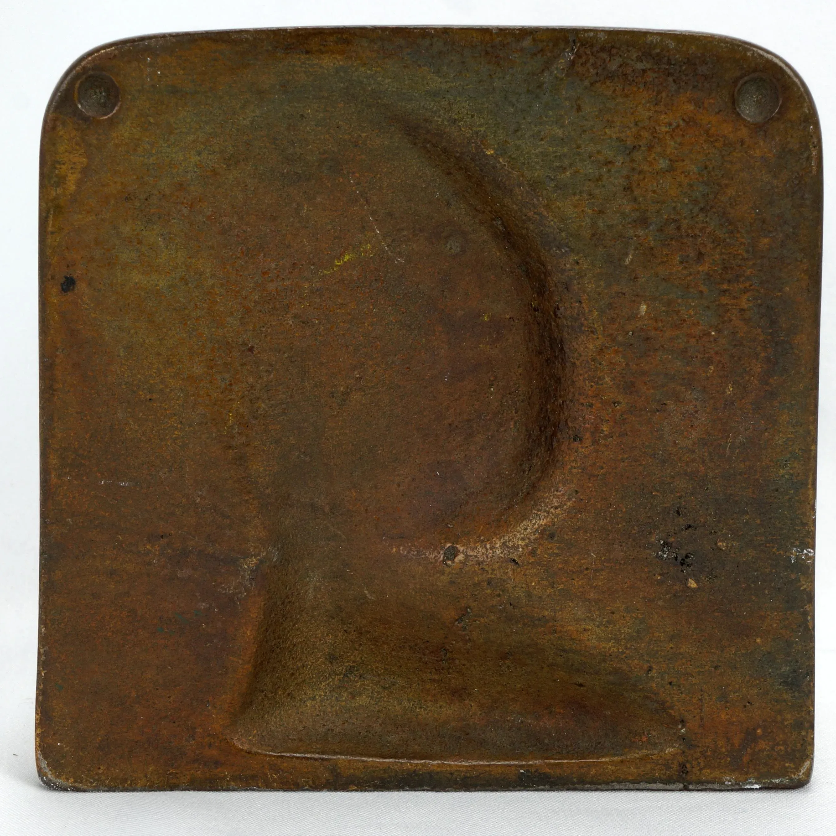 Indian Bookend ／single Single Indian Chief Cast Iron Bookend Circa 1925