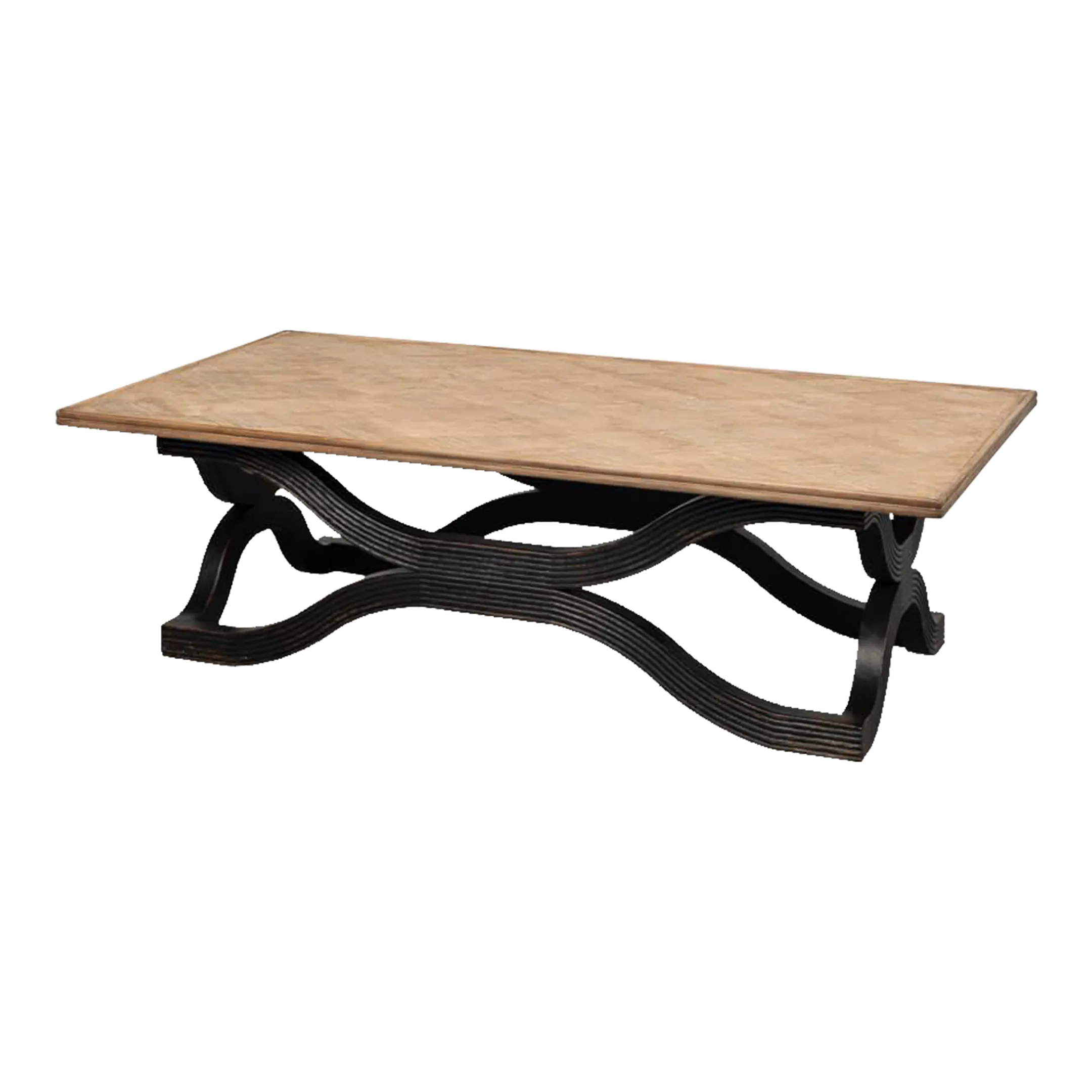 Antiqued Black Coffee Table Chairish