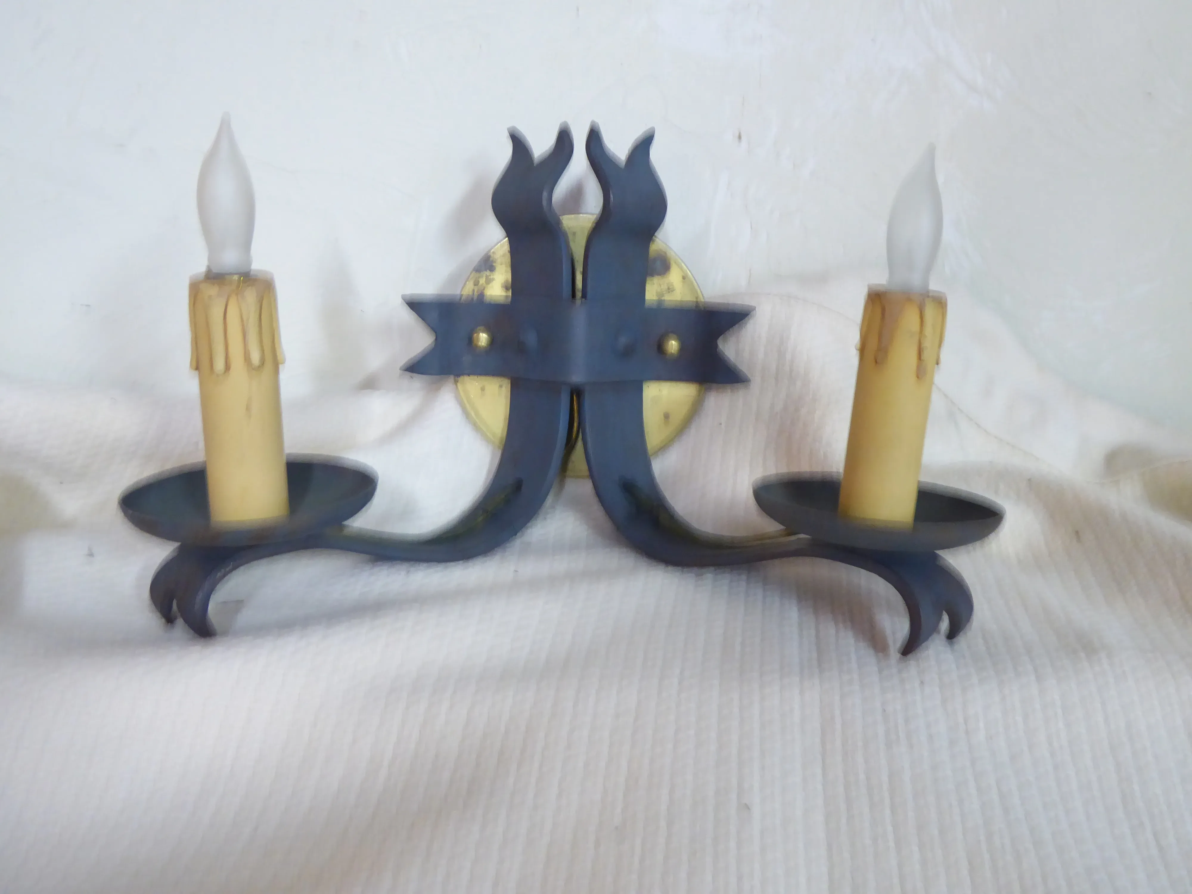 Vintage French Iron Sconce