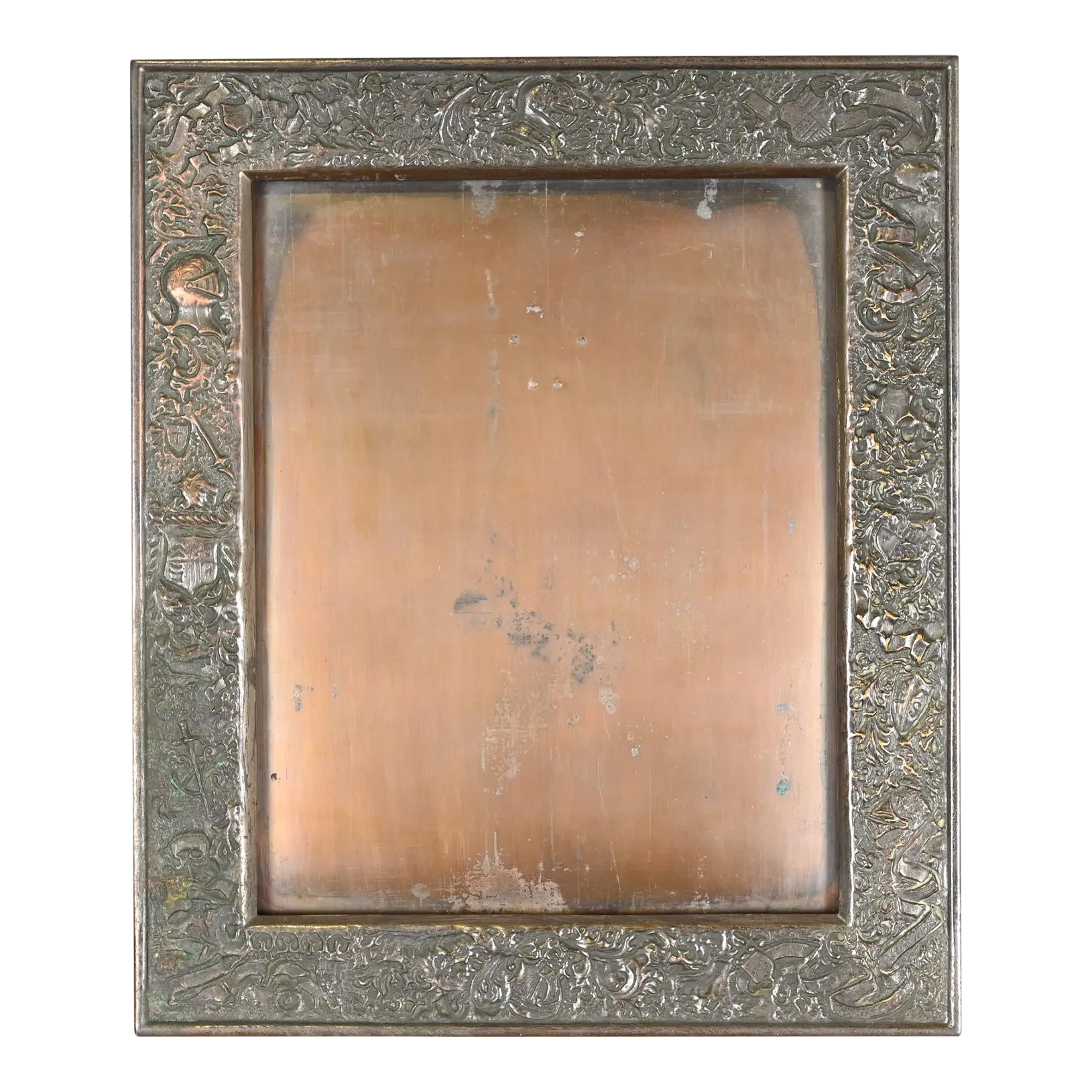 Louis Comfort Tiffany Furnaces Large Bronze Picture Frame, 1920s