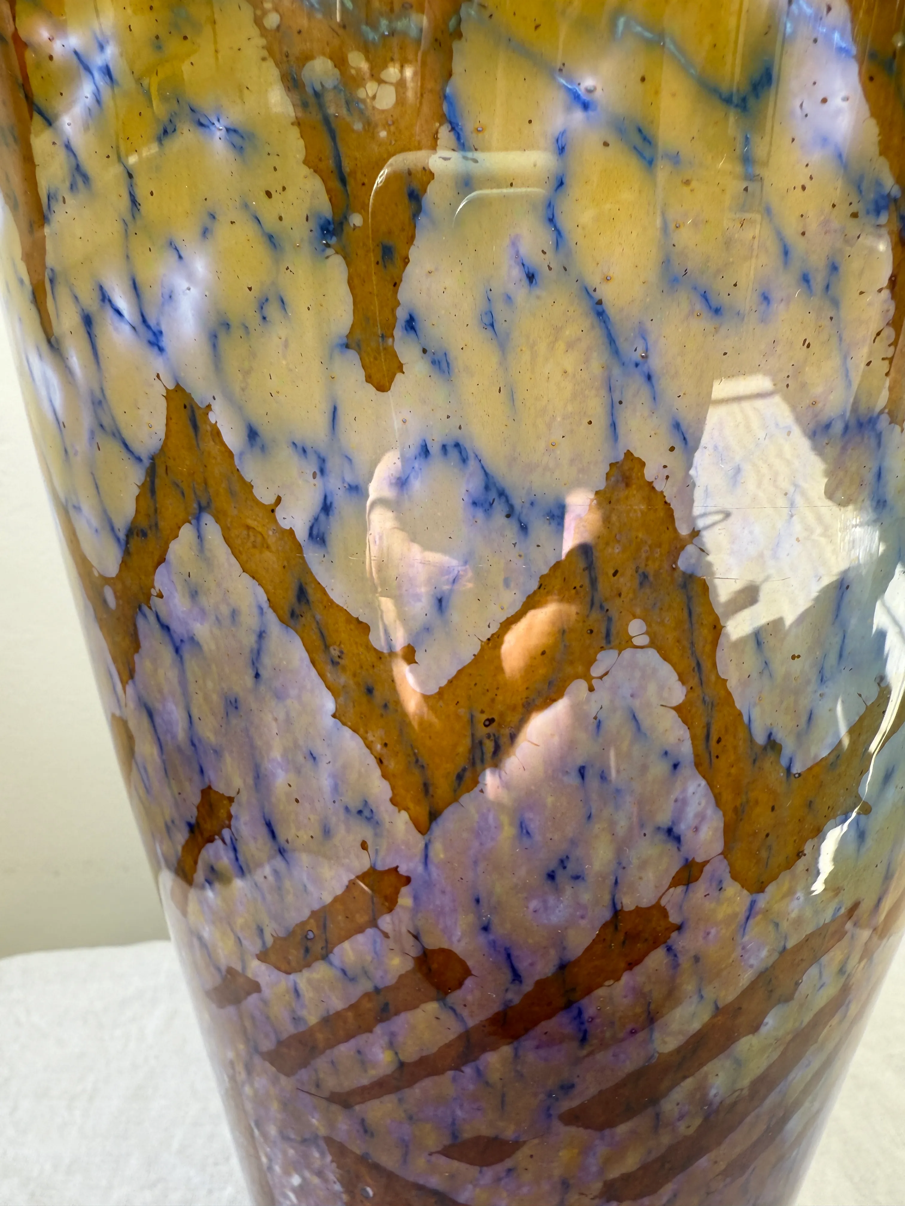 1980s Italian Art Glass Vase