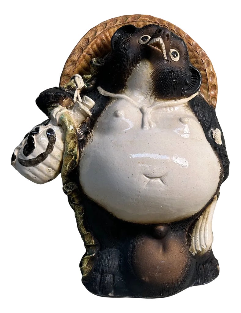 Large Shōwa Era Tanuki Statue, Japan, 1980s | Chairish