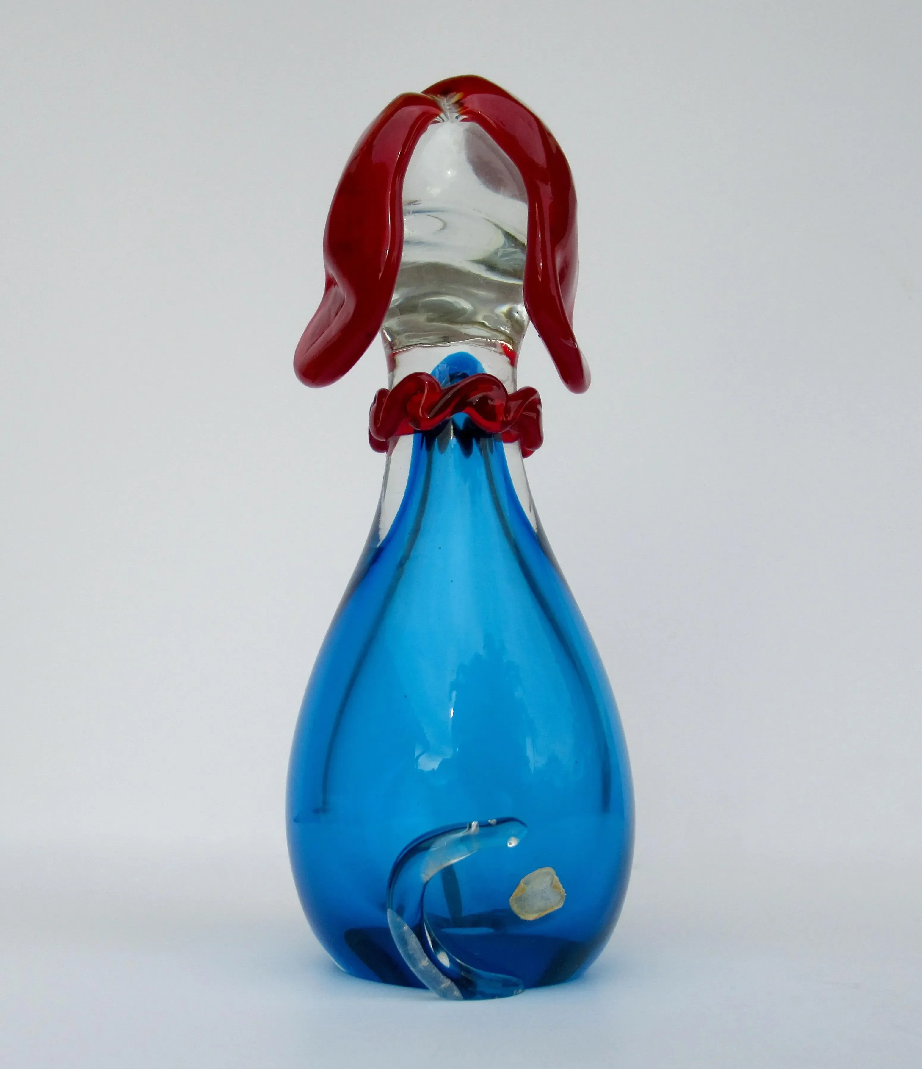 C.1950's Archimede Seguso Italian Murano Hand Blown Dog | Chairish