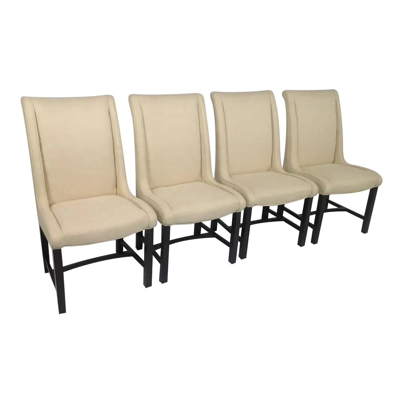 Mid Century Baker Dining Chairs Set of 4 Chairish