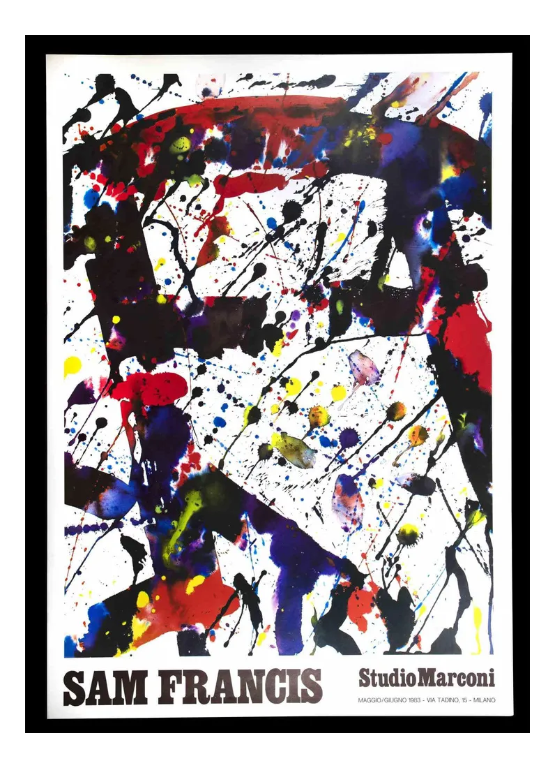 Sam Francis, Exhibition Poster, Lithograph, 1983