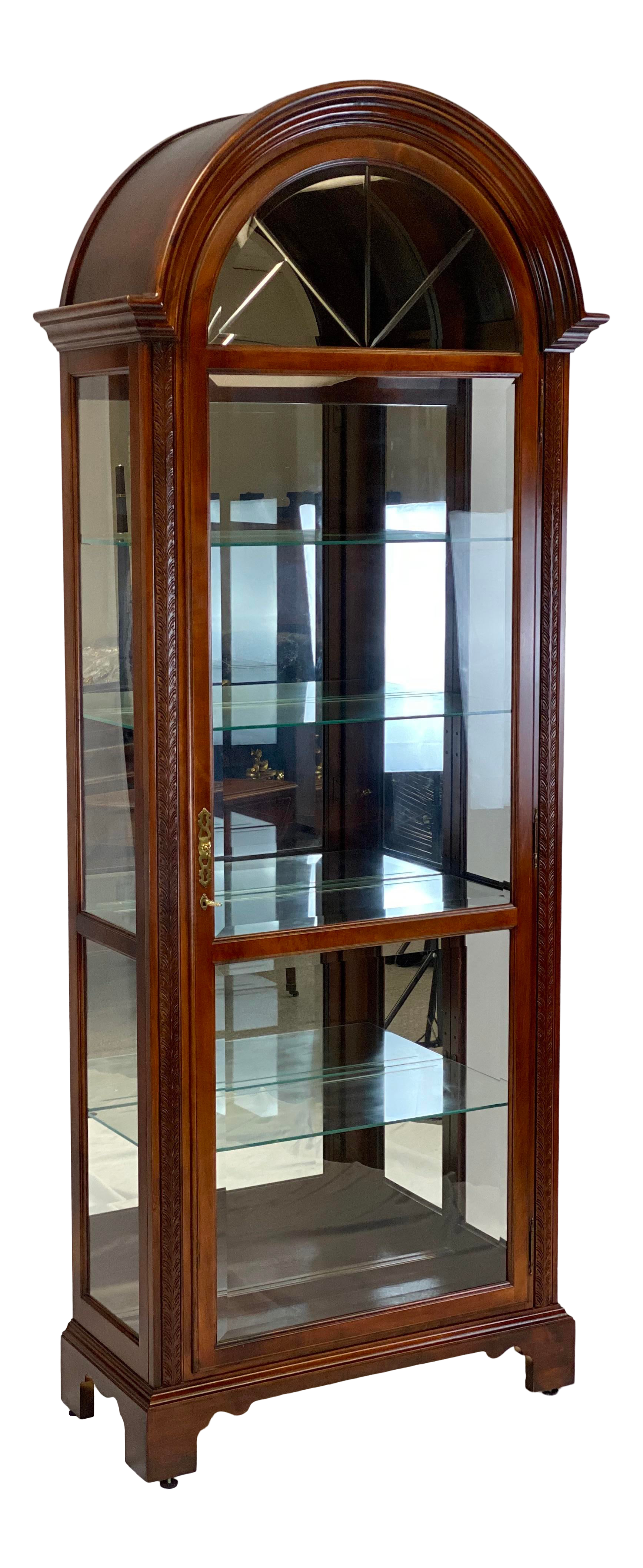 Late 20th Century Howard Miller Neoclassical Armand Curio Cabinet