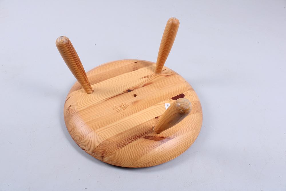 Pine Wood Karljohan Stool by Christian Hallerod for Ikea