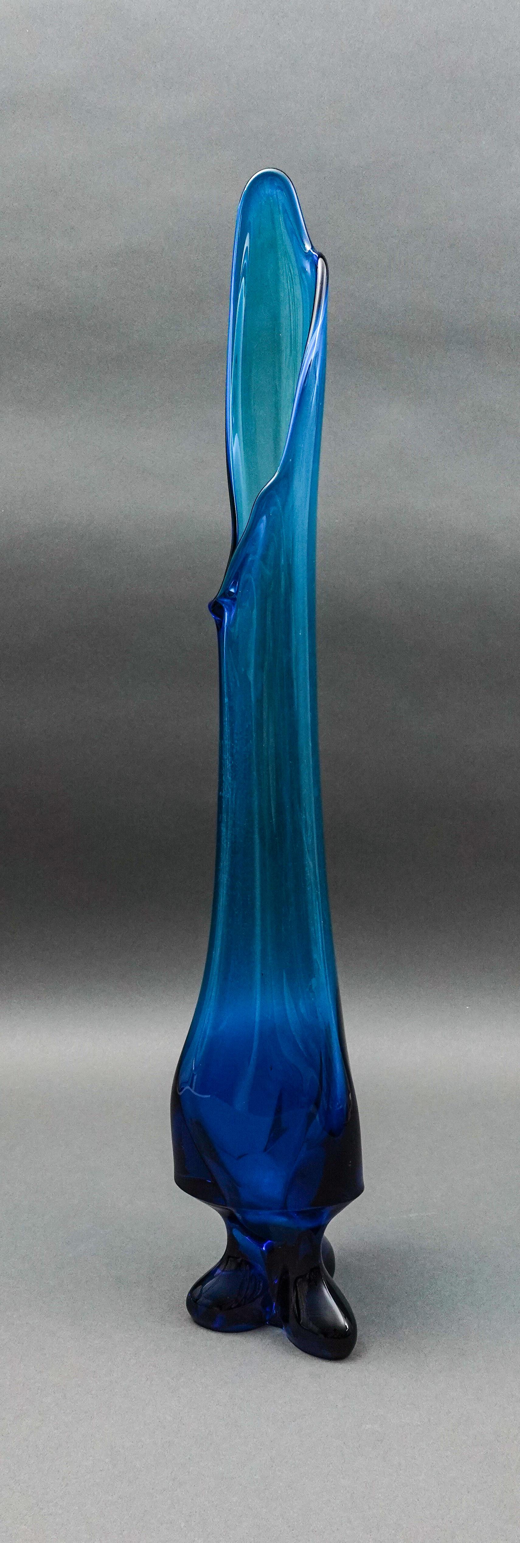 Viking Mid-Century Modern Epic 3 Toe Foil Hand Blown Glass