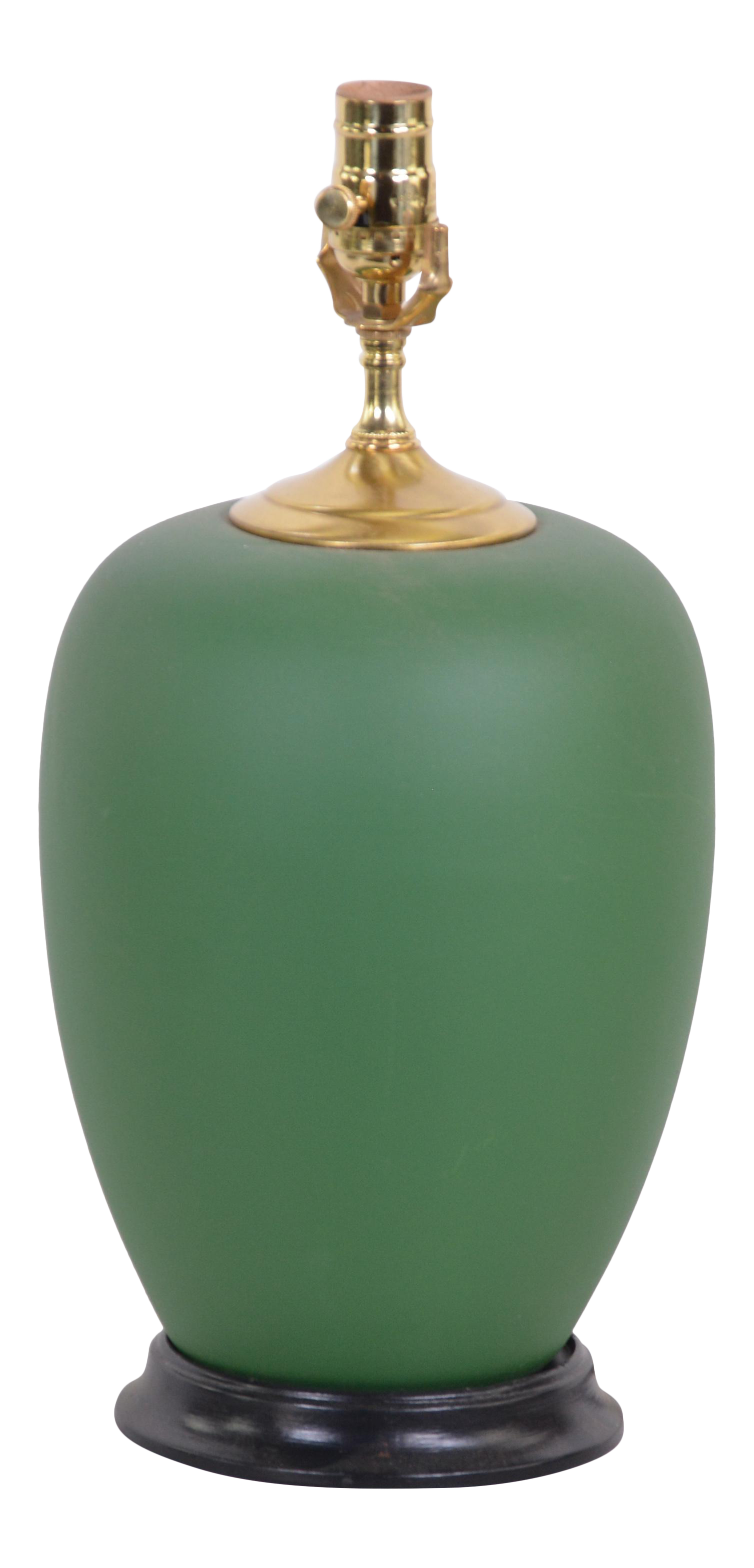 Vintage Green Jar Table Lamp Chairish