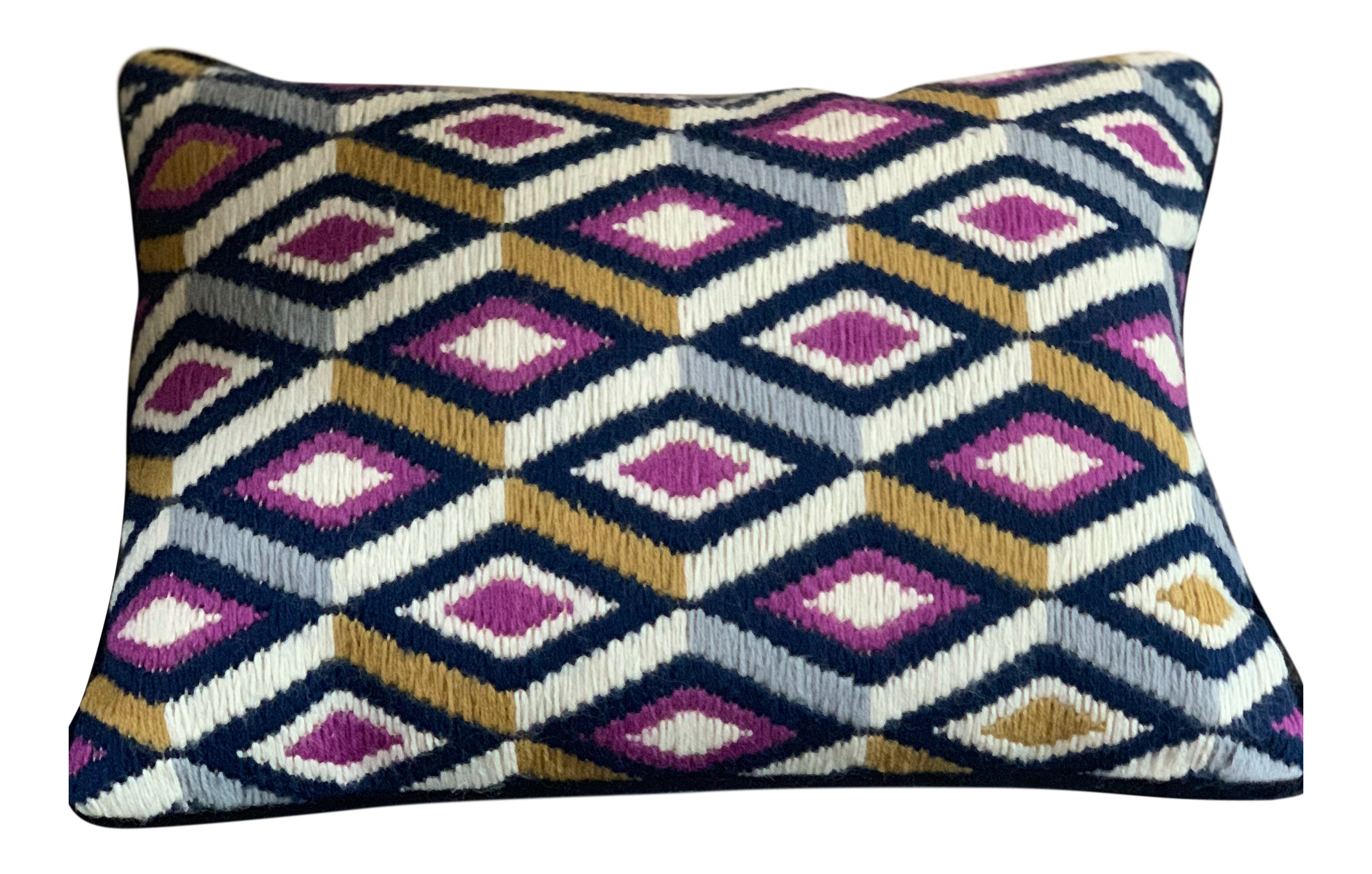 Jonathan Adler Bargello Pillow | Chairish