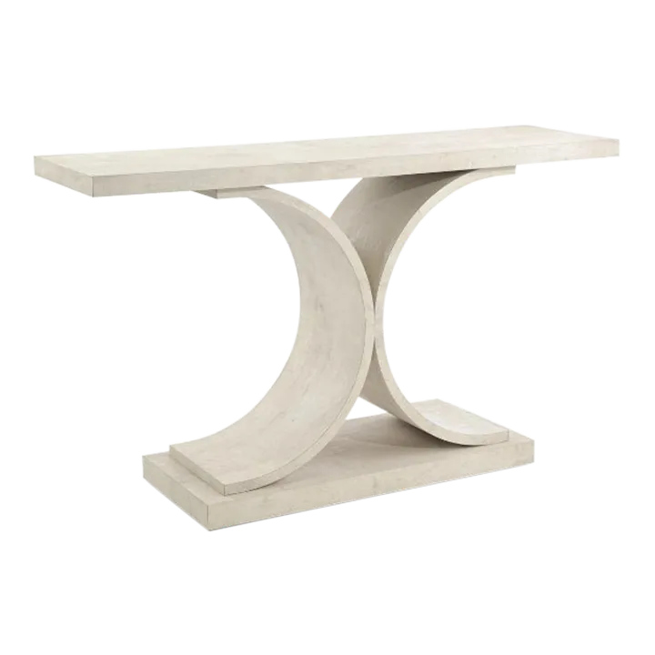 Modern Wooden Console Table | Chairish