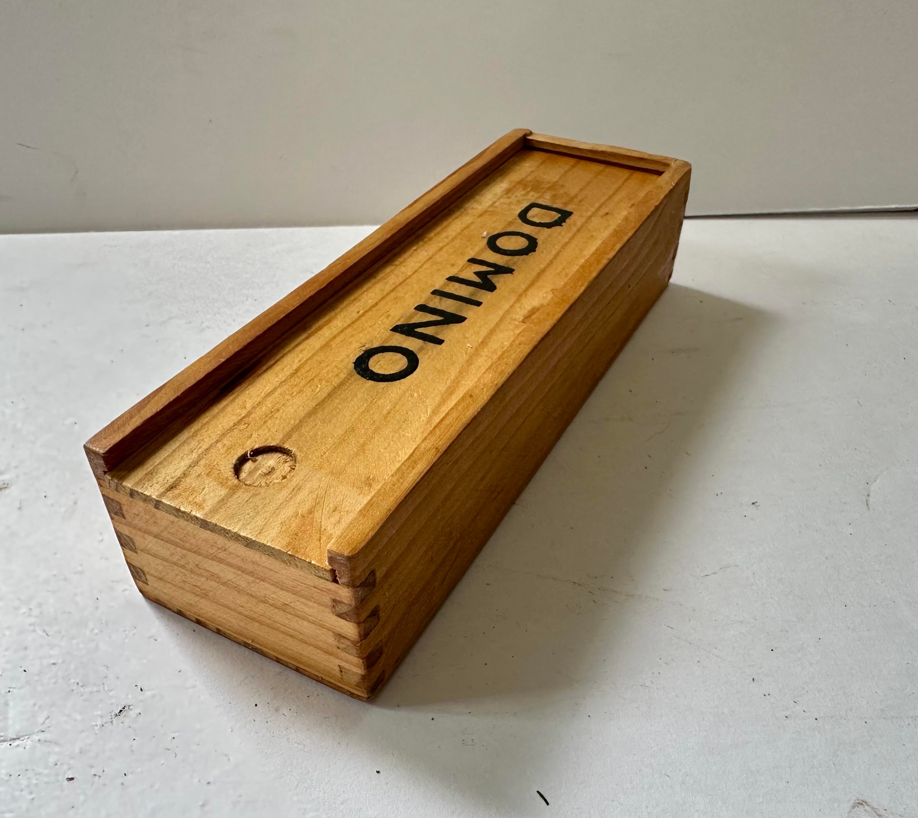Vintage 2024 wooden dominoes