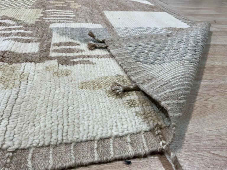 10x14 Multicolor Hand-Knotted Wool Abstracted Landscape Tribal Modern Carpet Rug