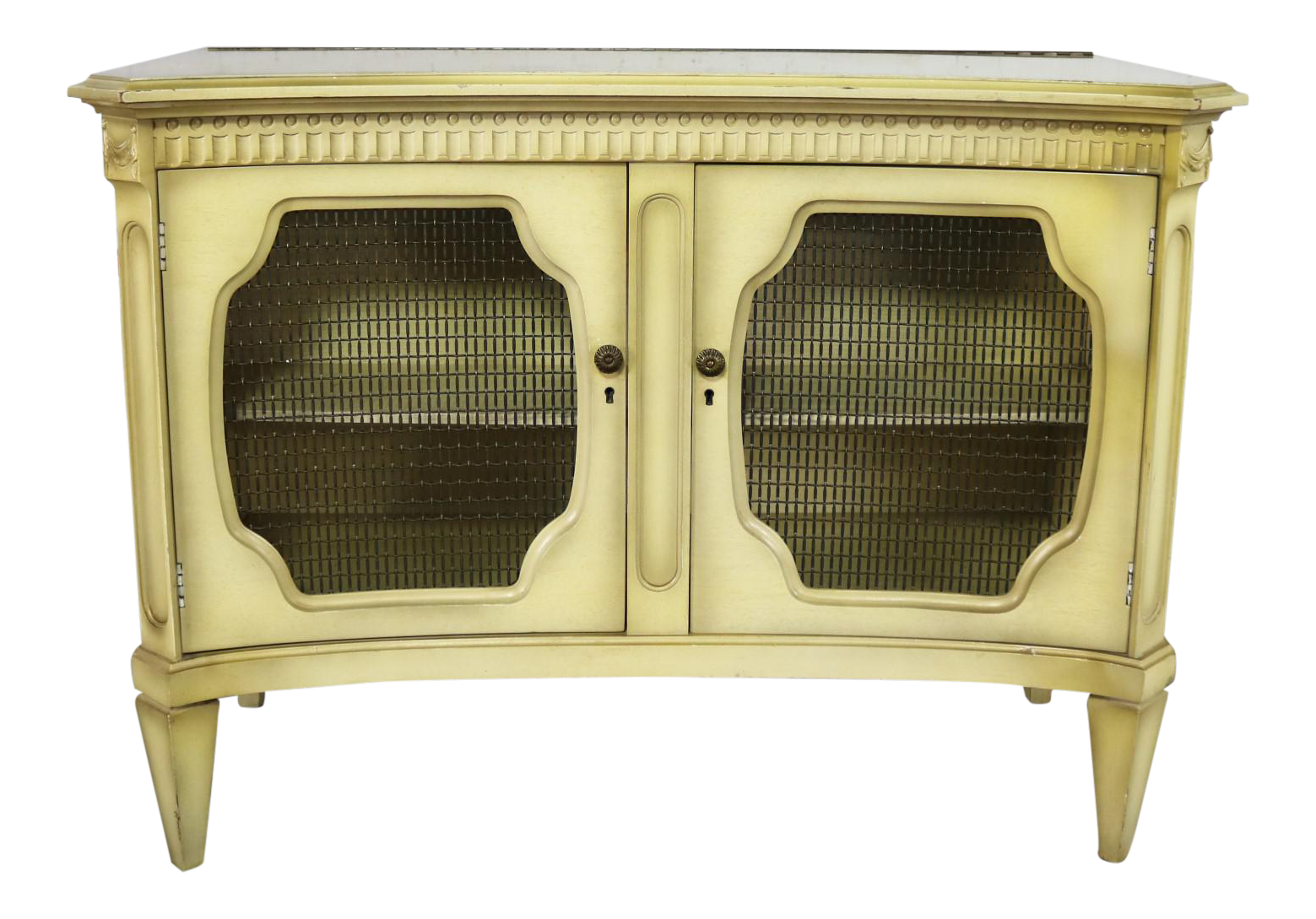 Hollywood Regency Dry Bar Liquor Mid Century With Golden Glo