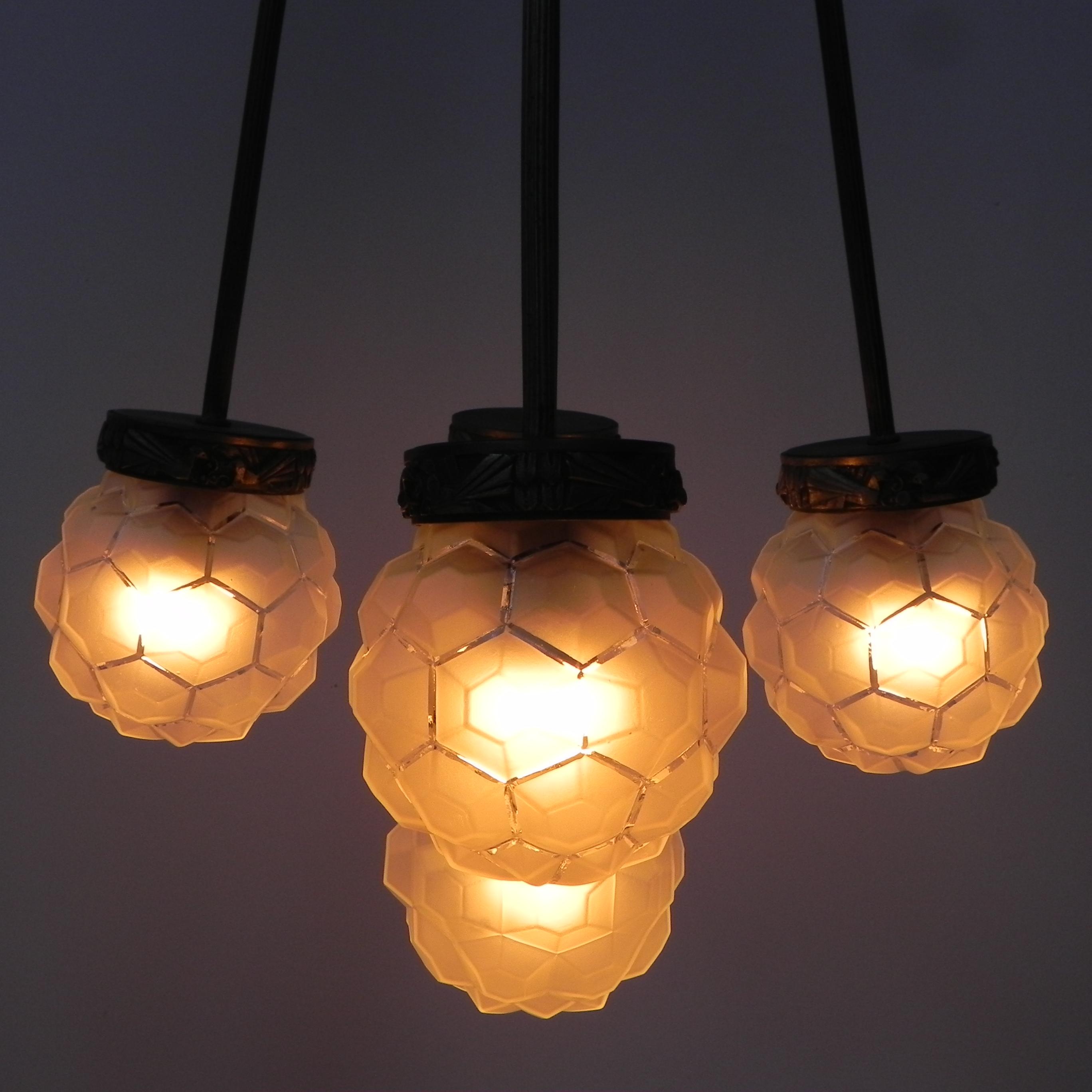 Vintage Hanging Lamp, 1930s