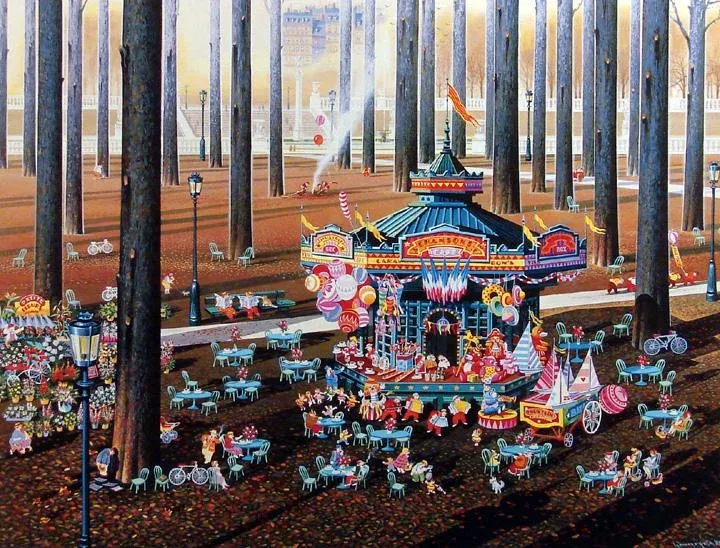 1990s Hiro Yamagata Signed Exhibition Poster | Chairish