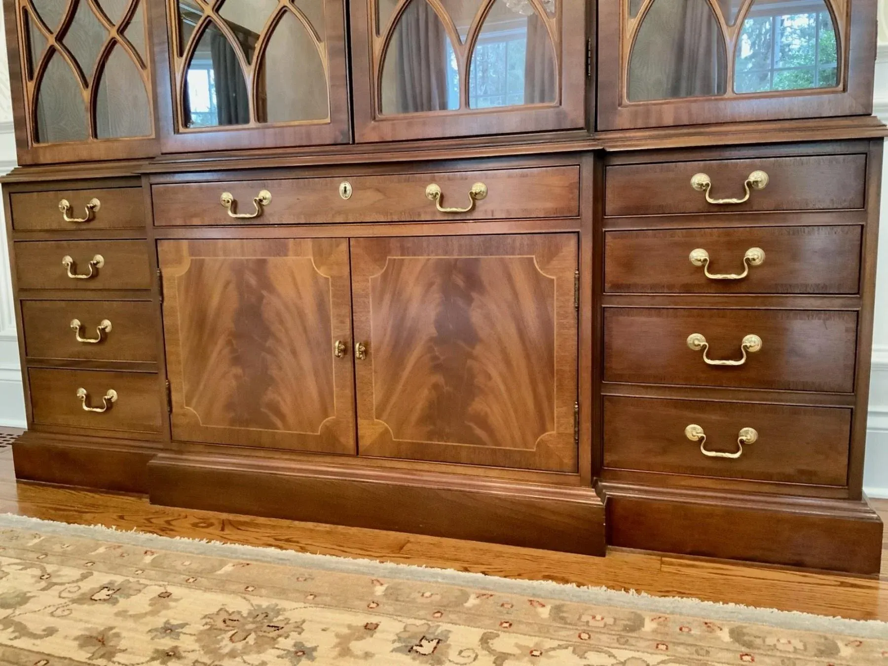 Hickory chair china cabinet sale