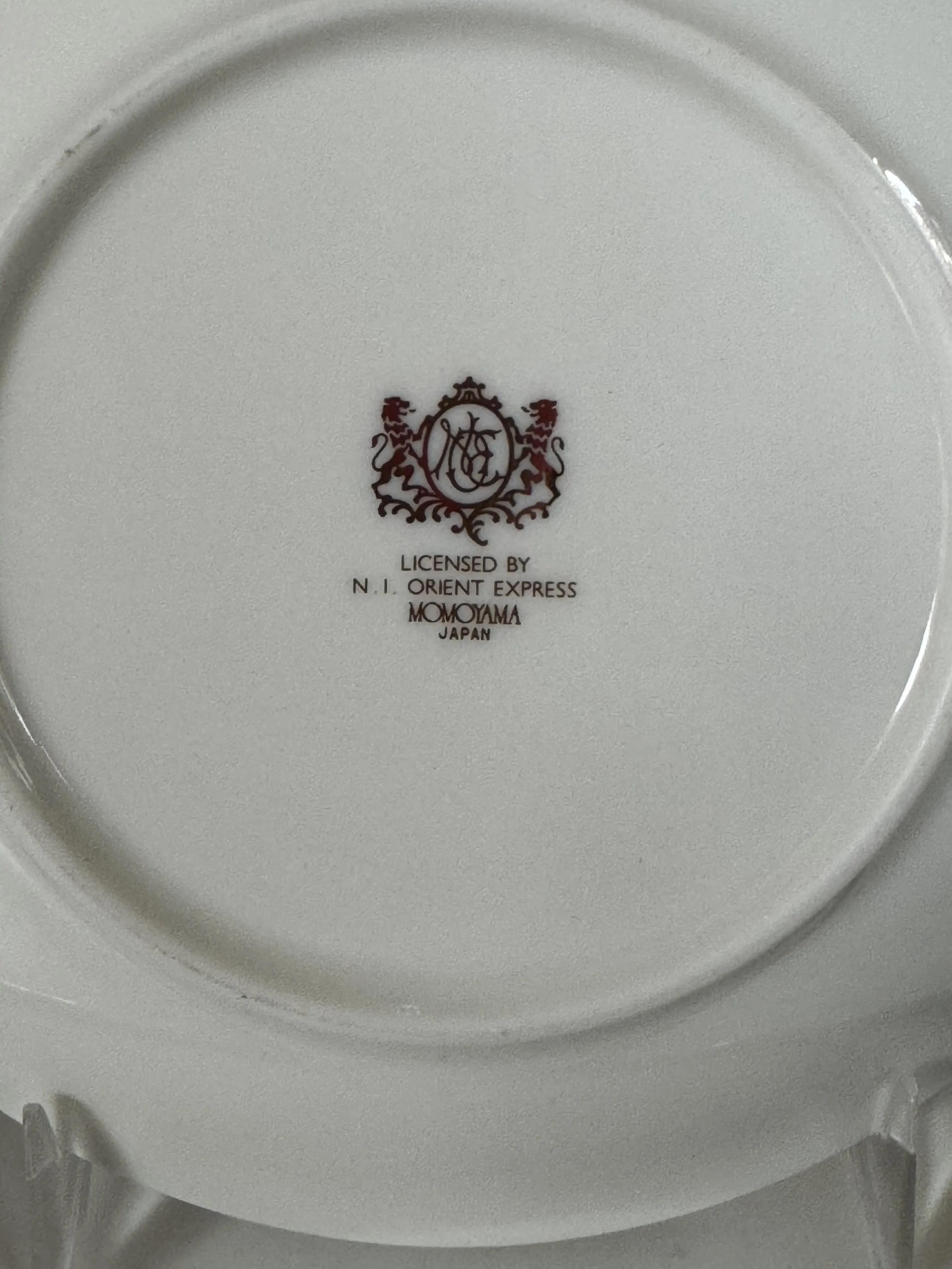 Vintage Orient Express Dessert Plate | Chairish