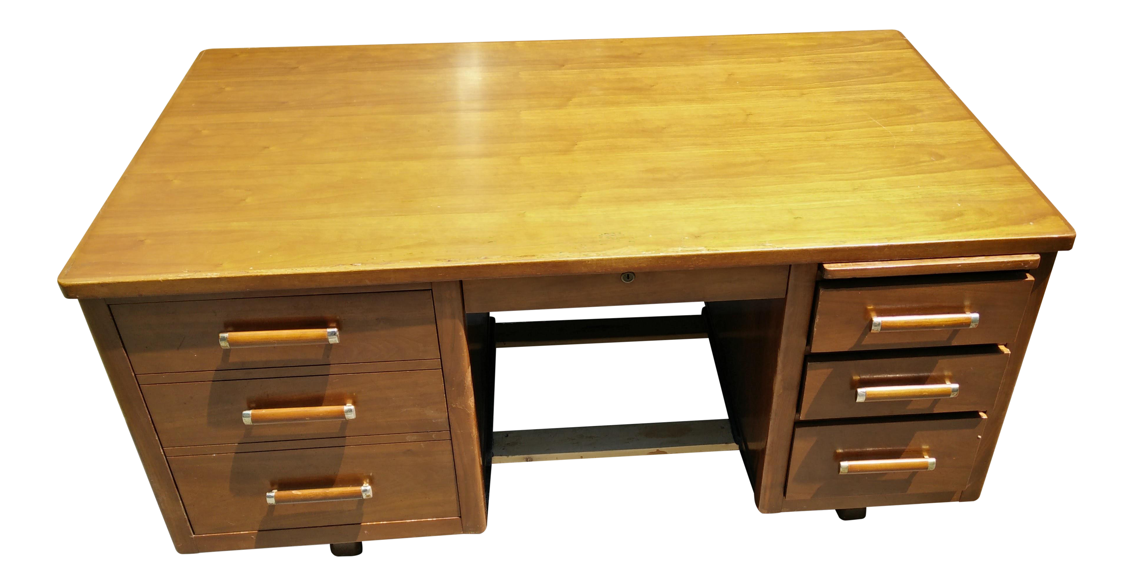 Executive Desk With Typewriter Shelf Chairish