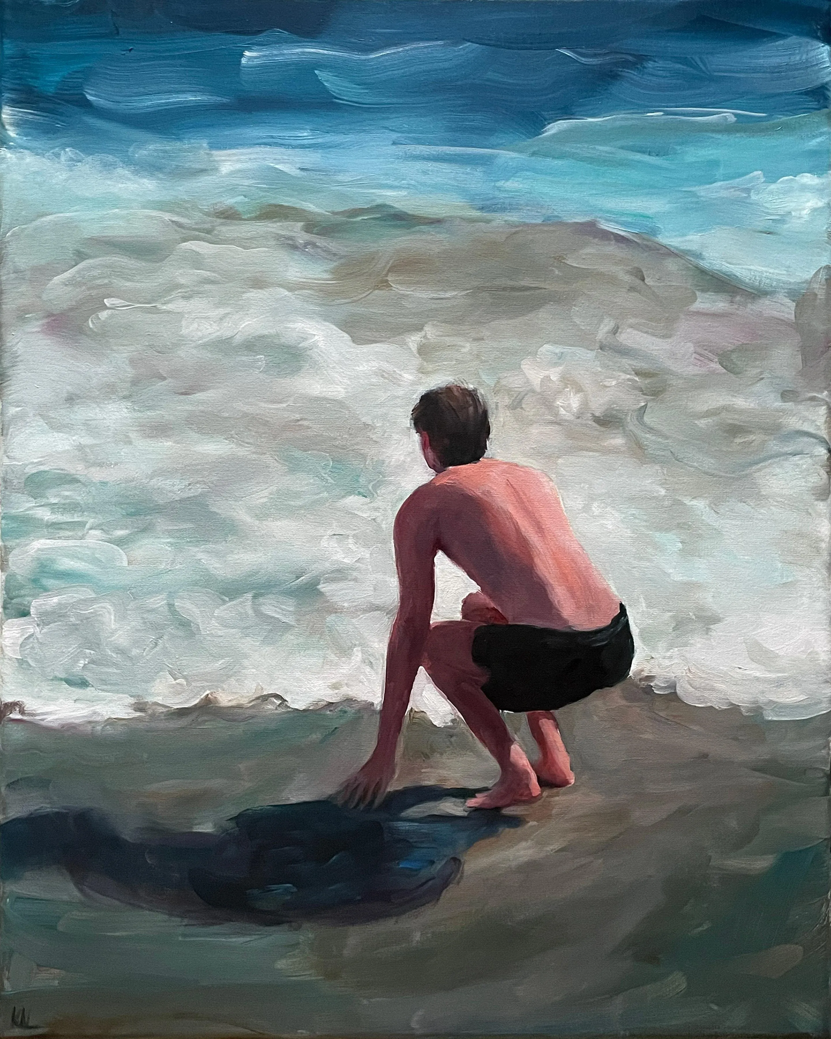 The End of a Low Tide, Oil on Linen by Kory Alexander | Chairish