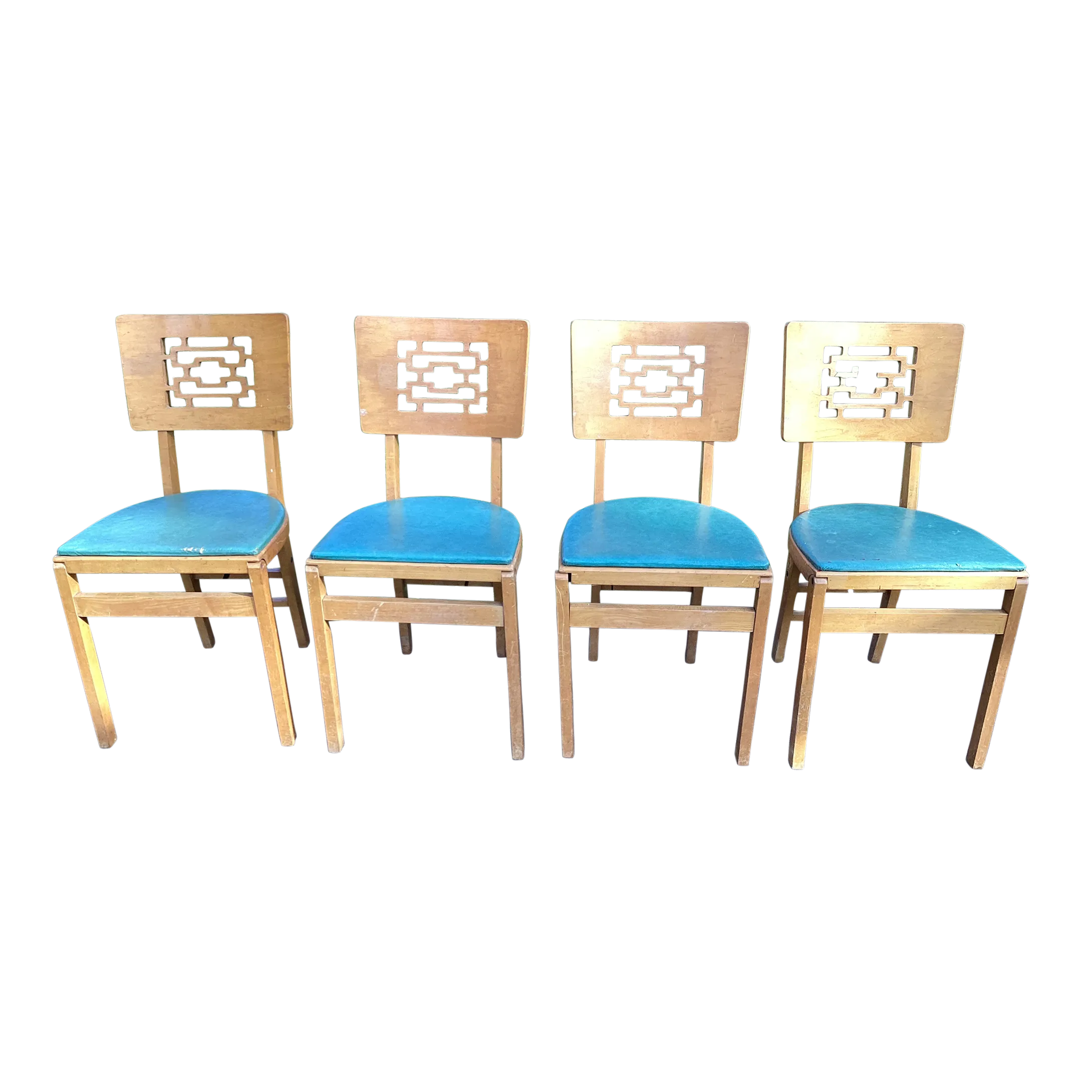Stakmore Midcentury Modern Maple Folding Chairs Set of 4 Chairish