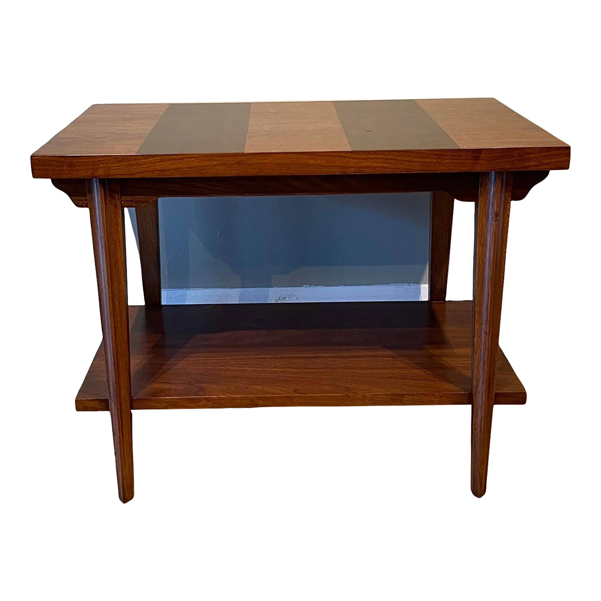 MId Century Two Tone Side Table Chairish