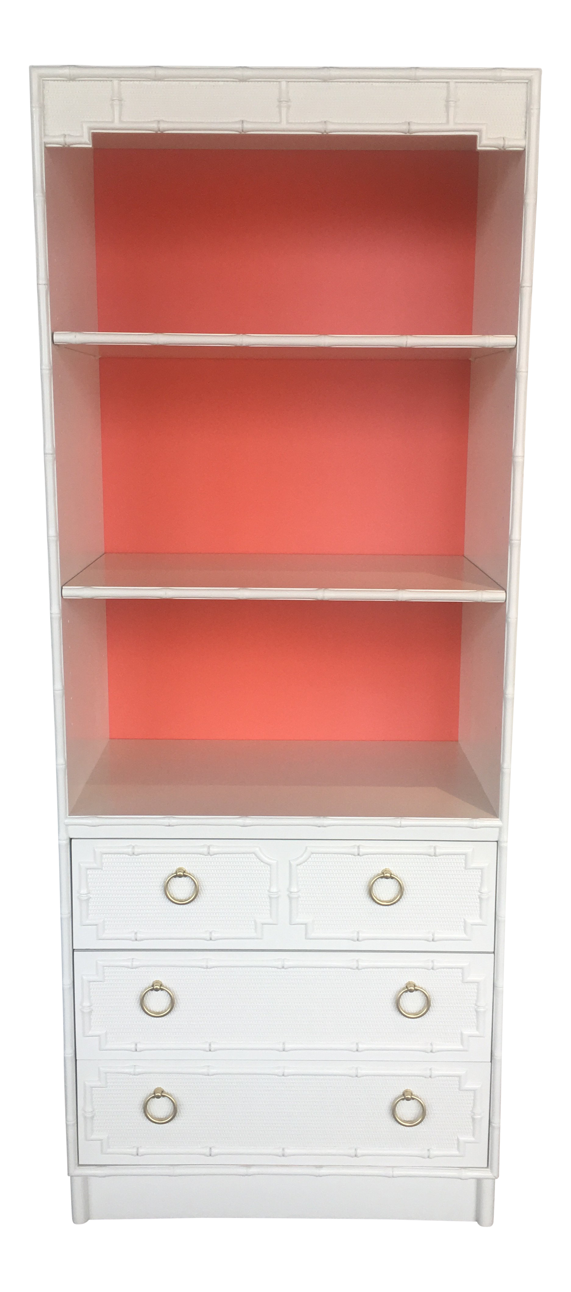 1970s Hollywood Regency Faux Bamboo Etagere Chairish