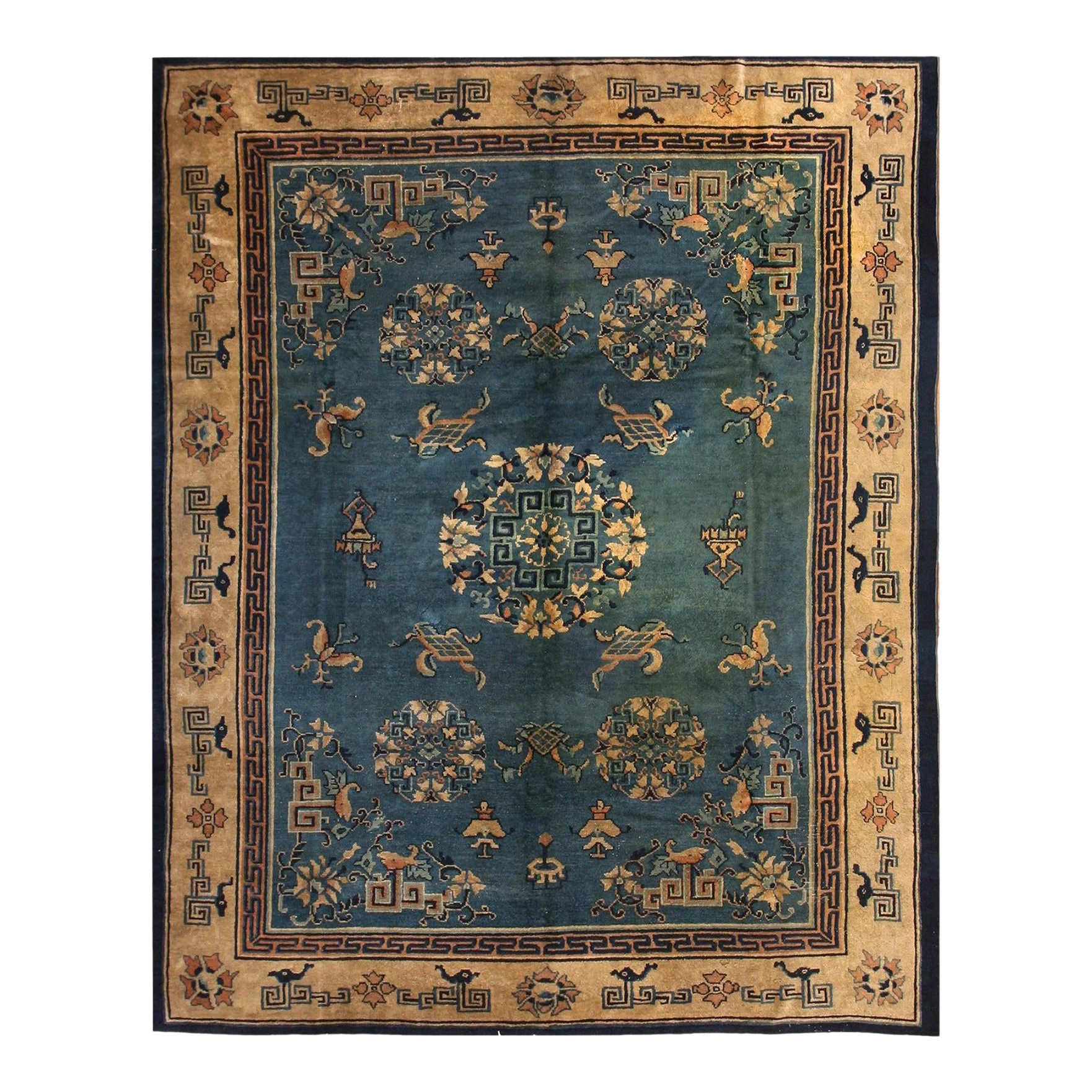 Early 20th Century Chinese Peking Carpet ( 7\'10\