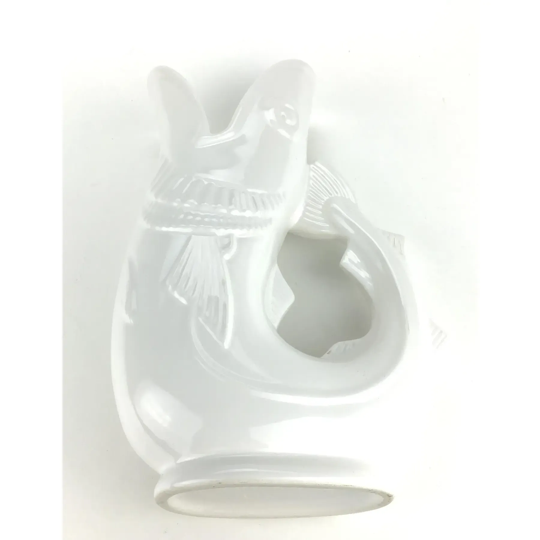 White Pottery Gurgling Cod by Shreveport Crump & Low Boston