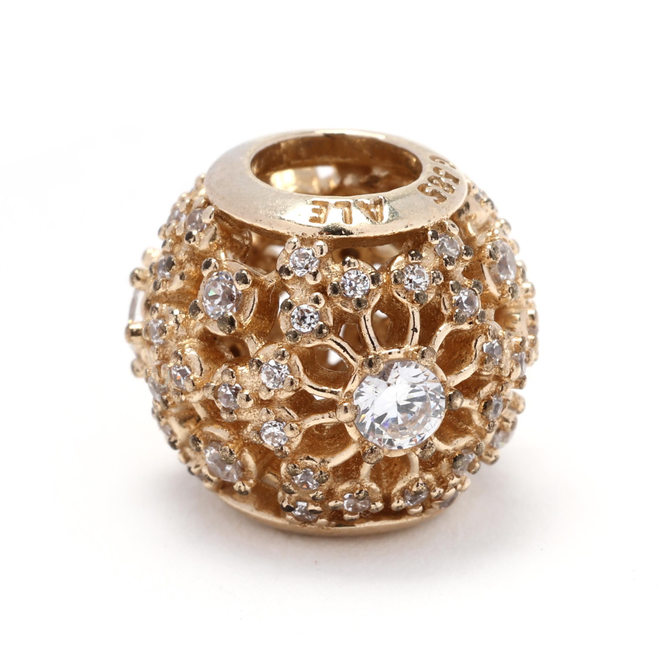 Pandora inner radiance silver cz charm clearance