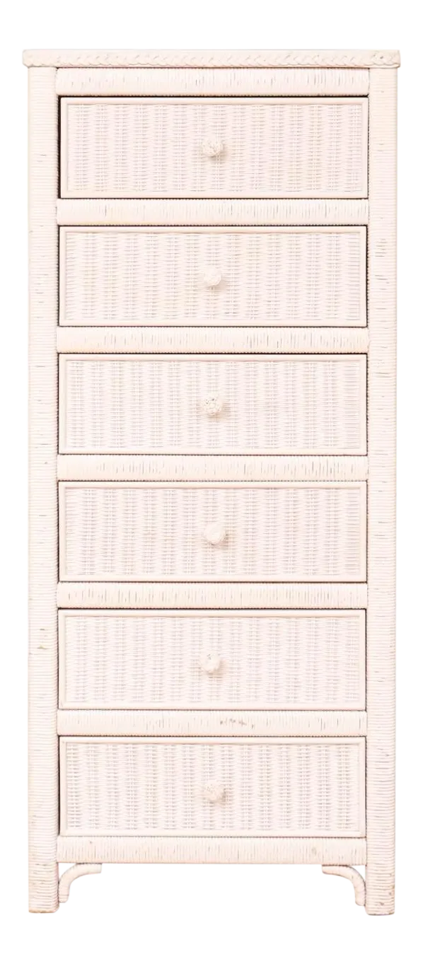 Henry Link Wicker Chest of Drawers Chairish