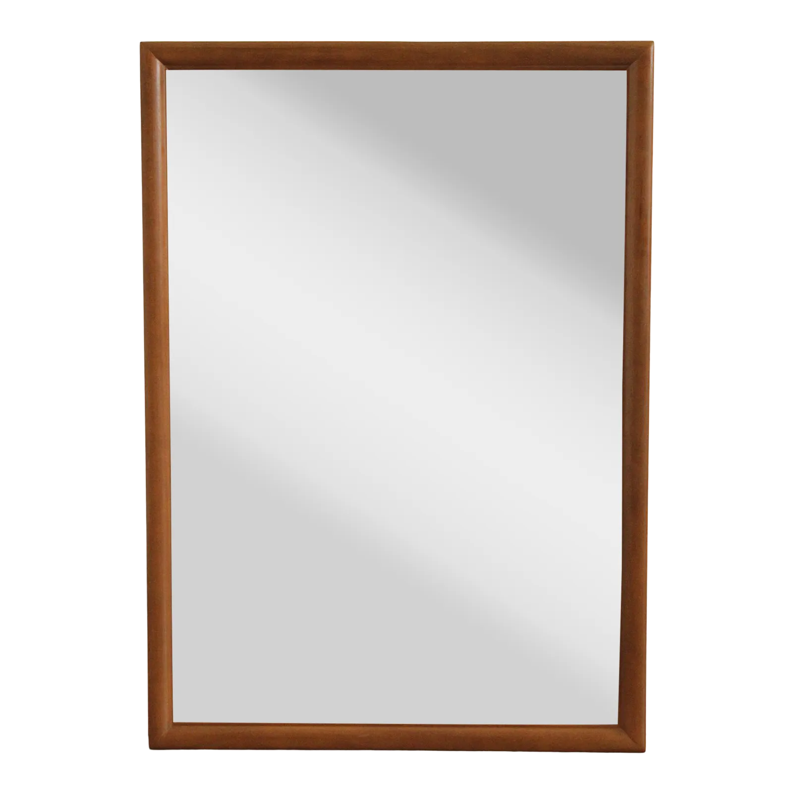 Vintage MidCentury Modern Walnut Rectangular Wall Mirror Chairish