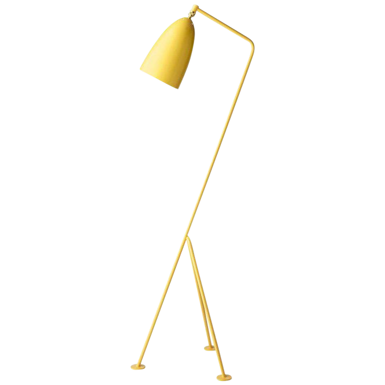 yellow lamp floor