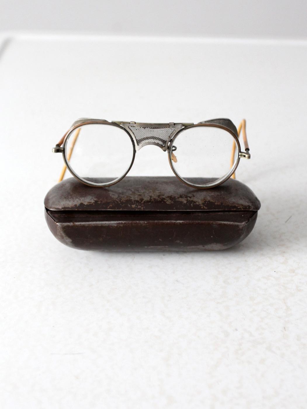 1940's Baush and Lomb Safety Glasses | Chairish