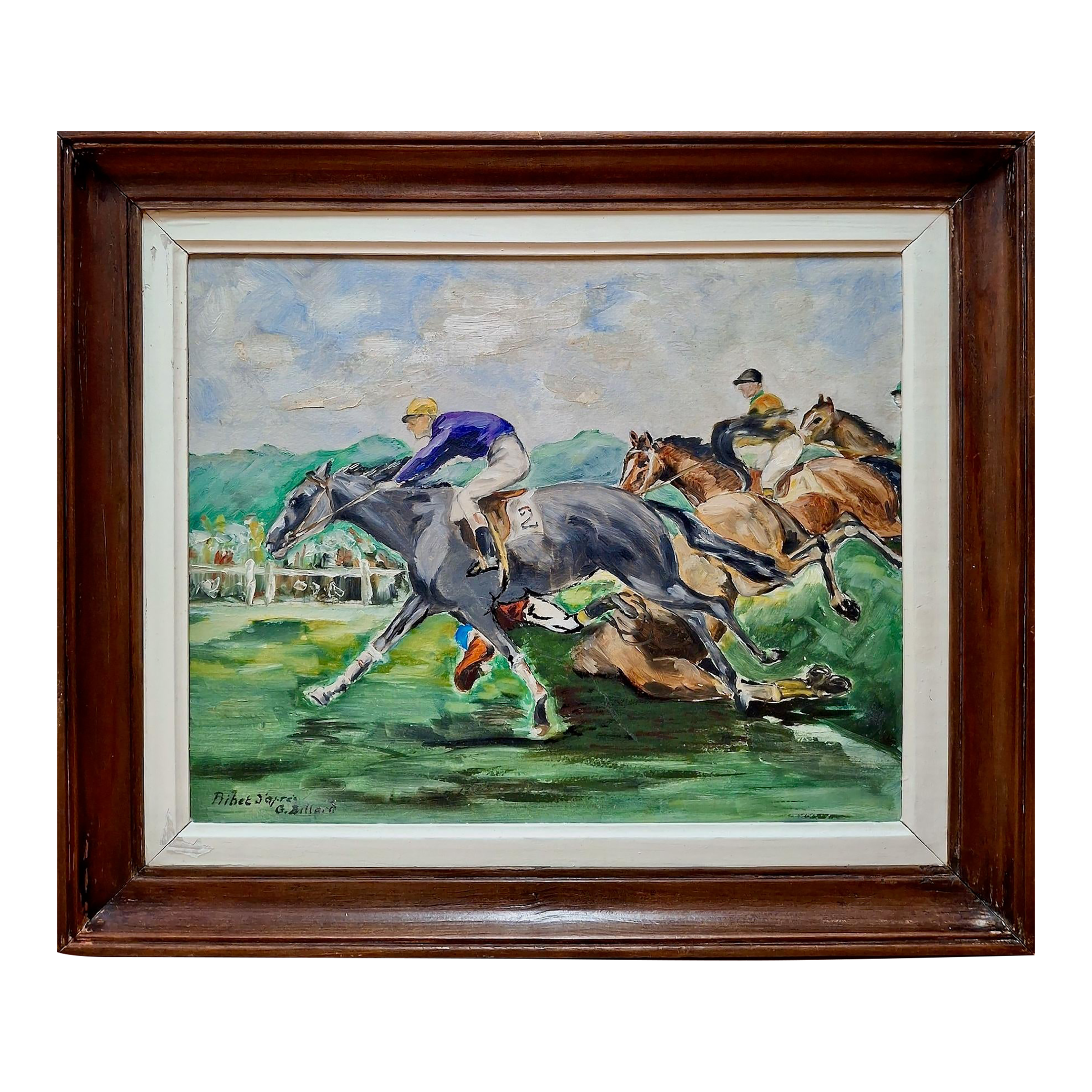 The Steeplechase Pileup, by G. Billard