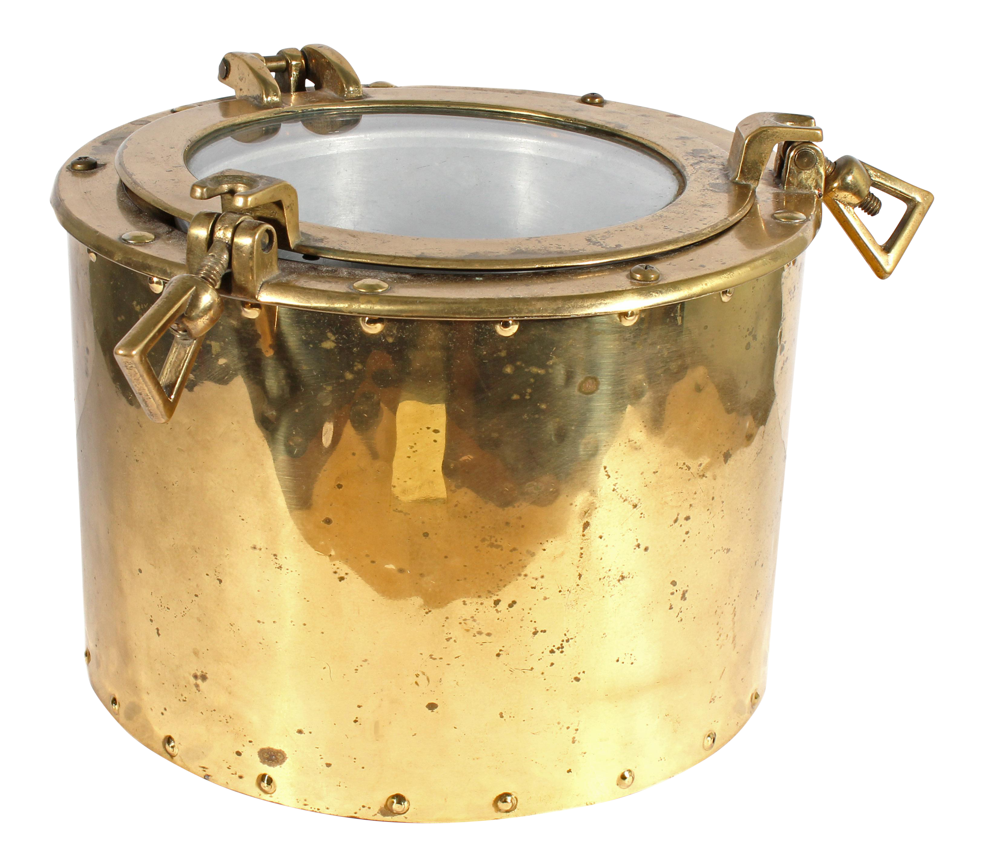 vintage brass ice bucket