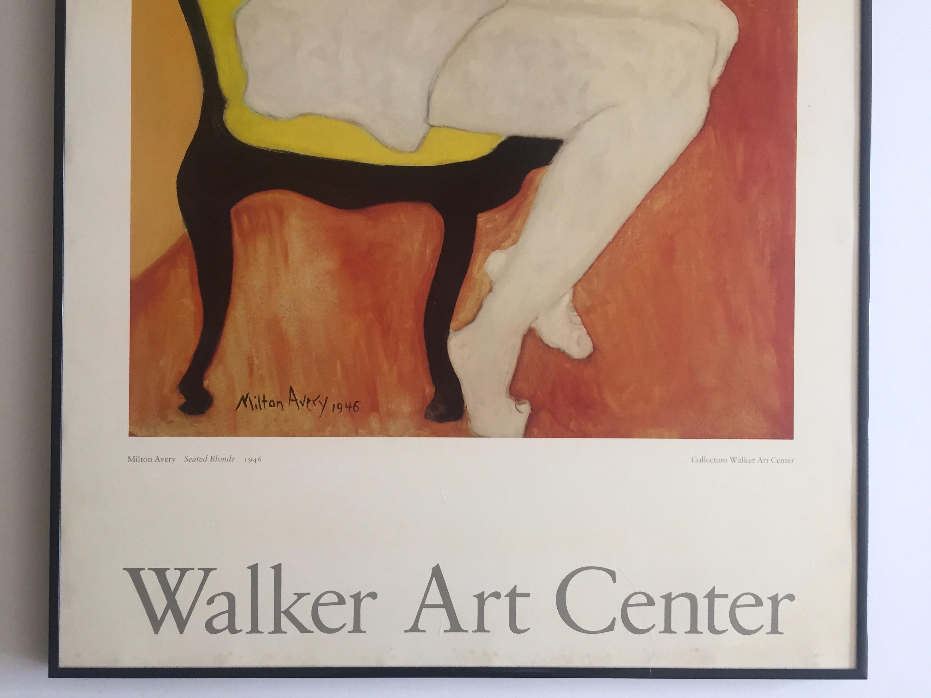 MiltonAvery 　ポスター Walker Art Center MiltonAvery ポスター Walker Art Center