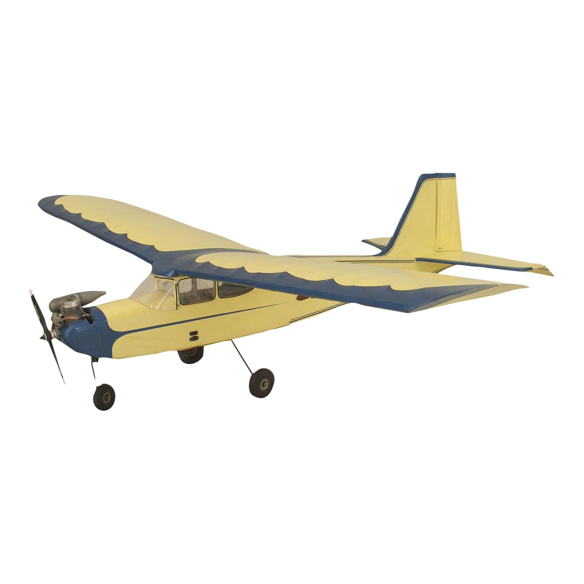 MidCentury Remote Control Model Airplane Chairish