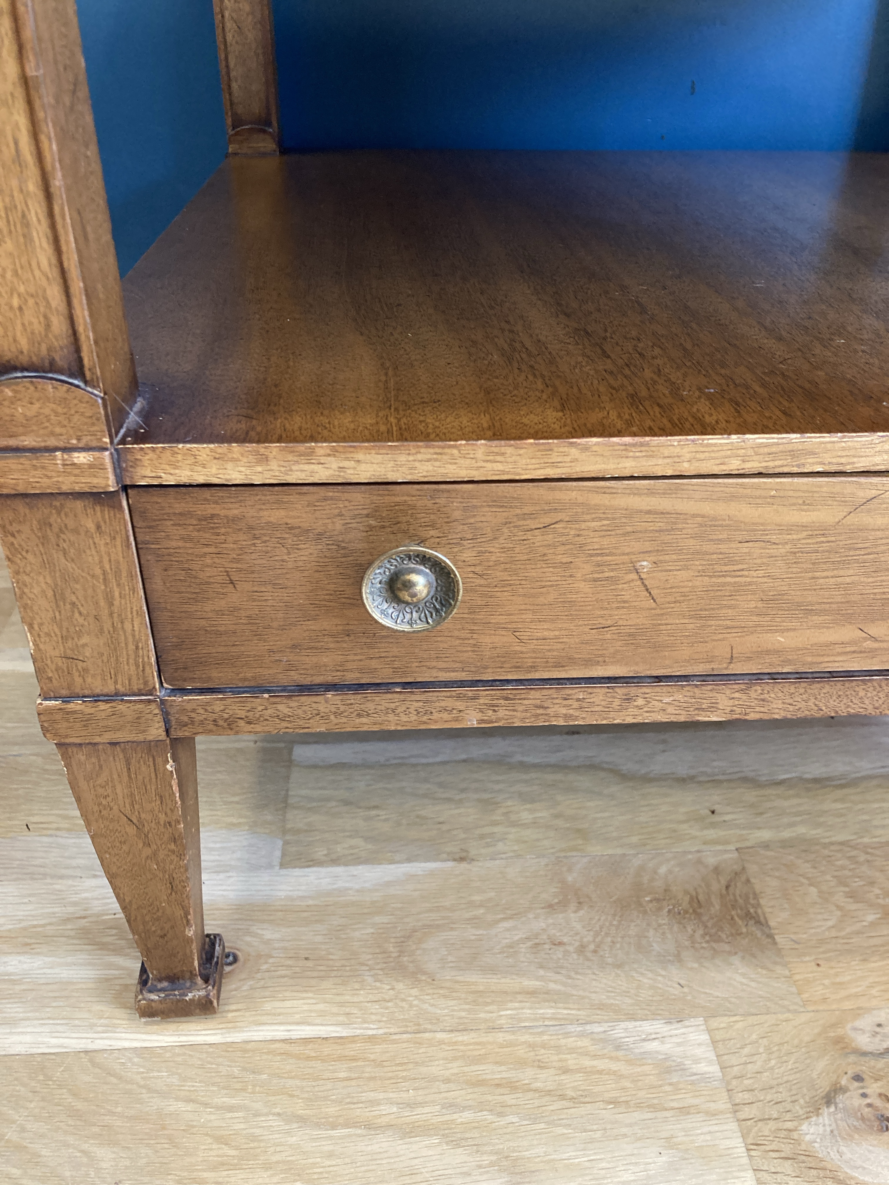 Midcentury Drexel Triune Side Table With Drawer | Chairish