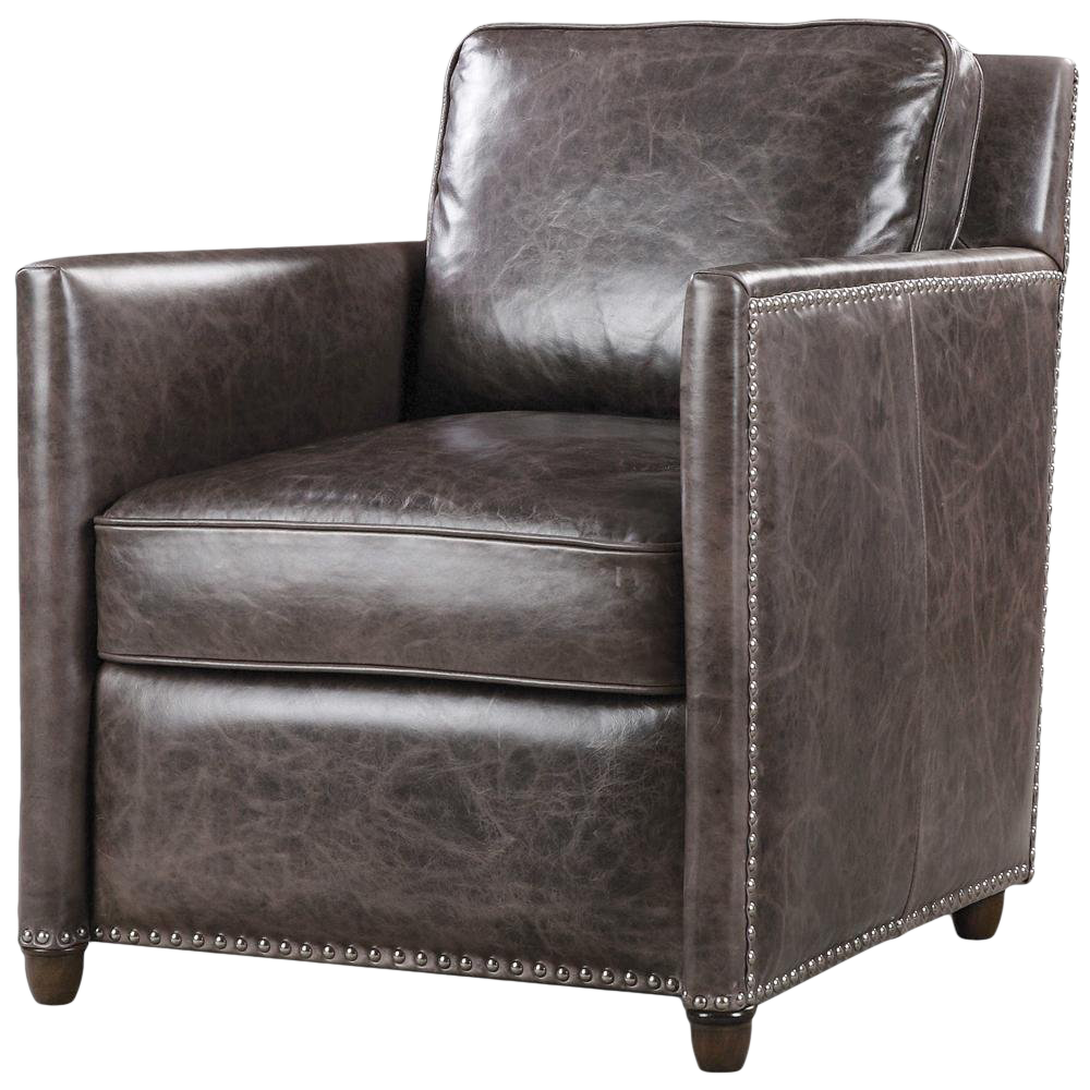 Leather Club Chair Chairish