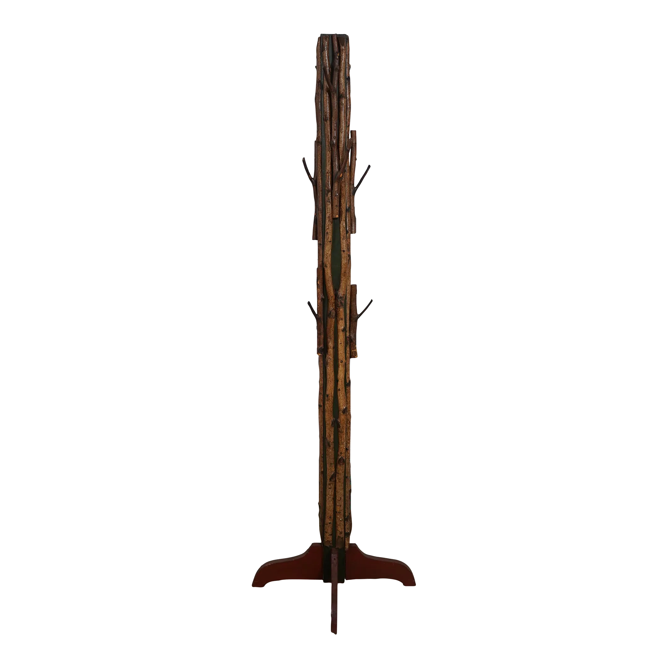 Adirondack HandMade Vintage Rustic Clothes Tree Chairish