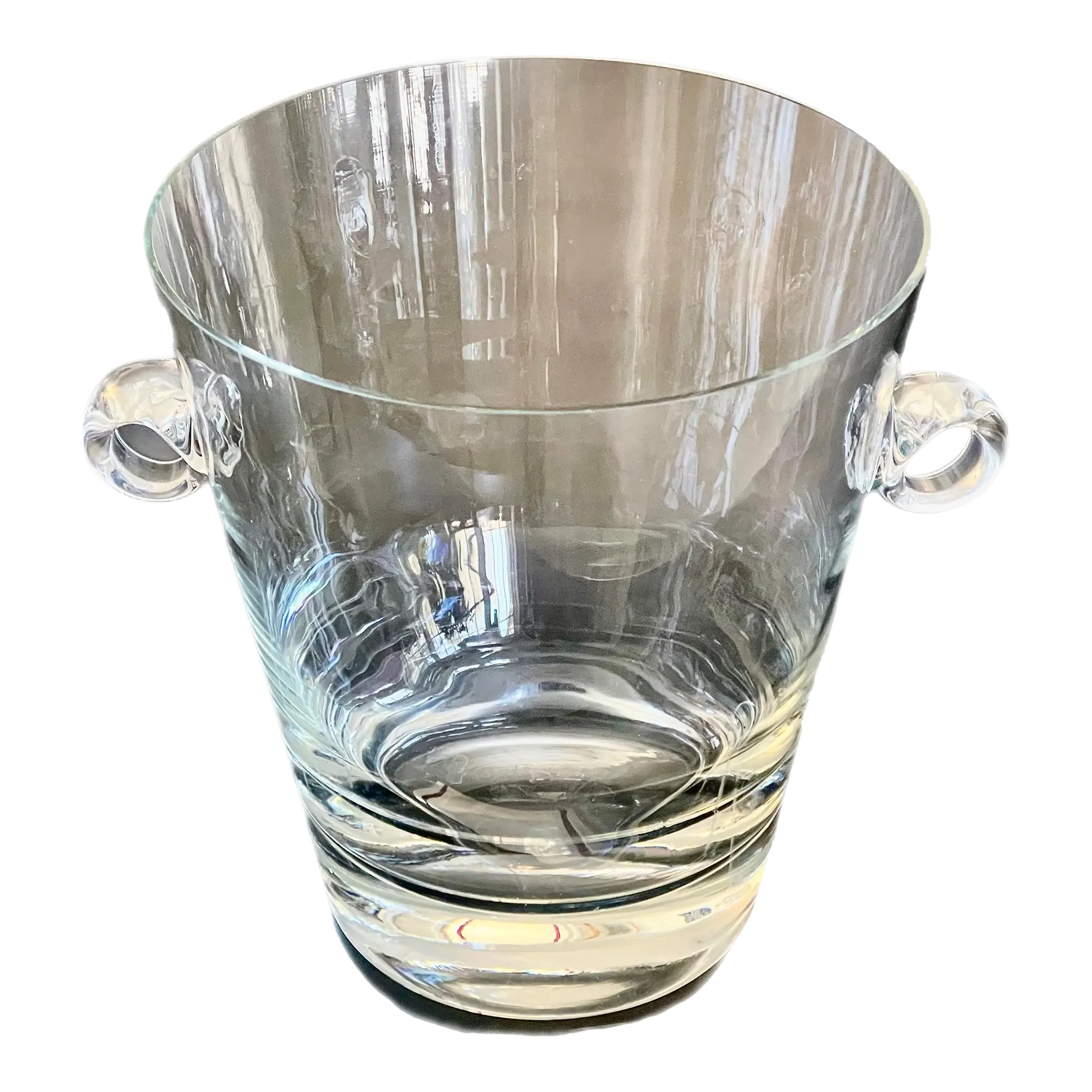 Wine Cooler Tiffany Glass Ice Bucket Vintage Tiffany Crystal Ice