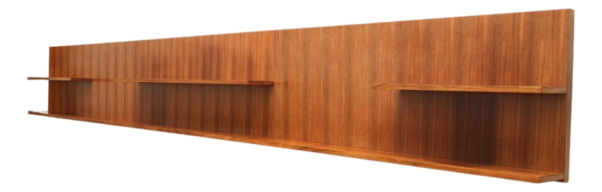 Large Vintage Rosewood Wall System, 1960s