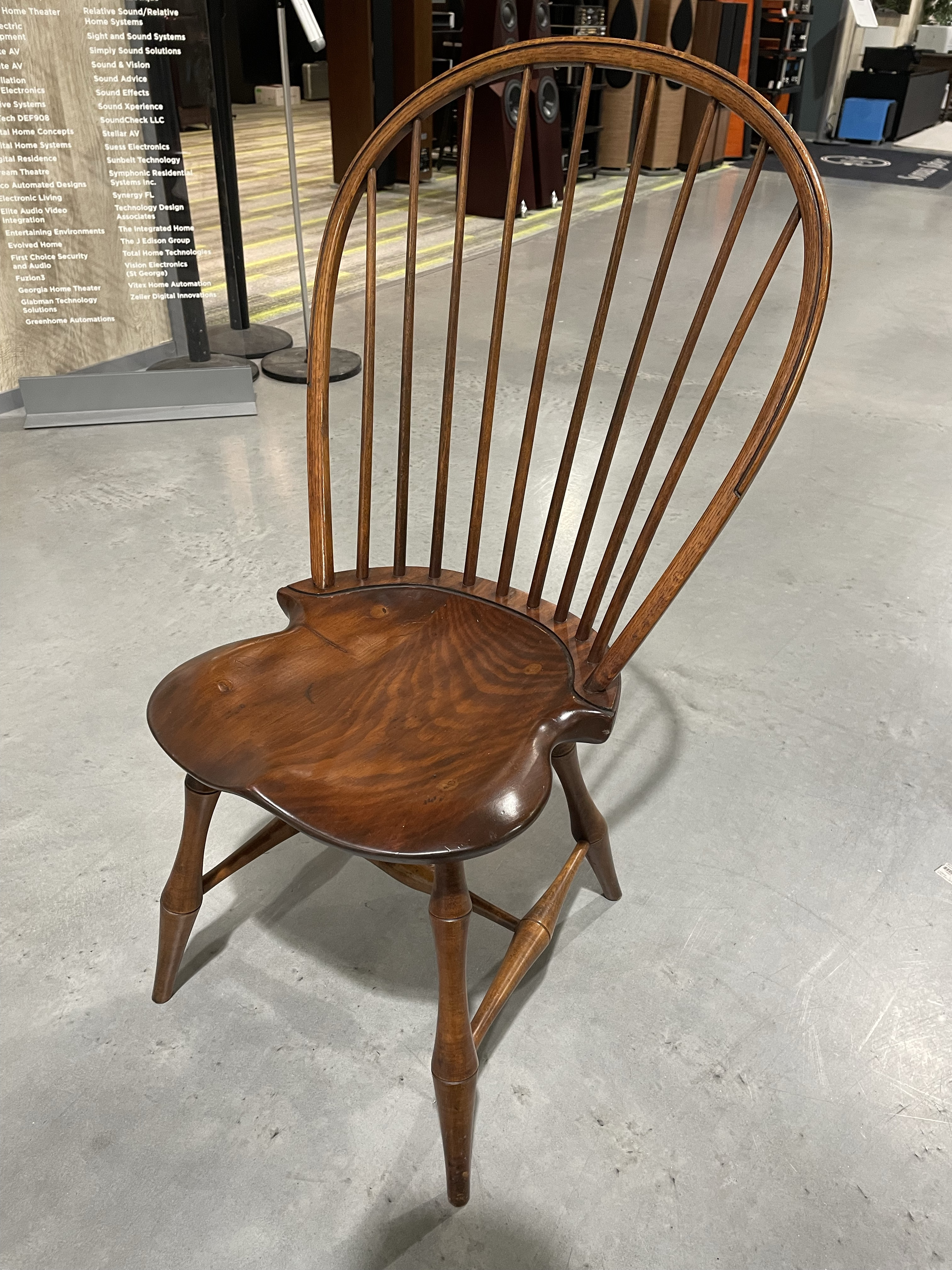 Late 20th Century Dimes Pennfield Windsor Side Chairs- Set of