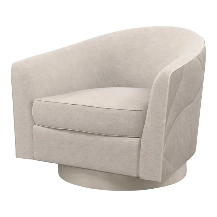 Modern Swivel Chair | Chairish