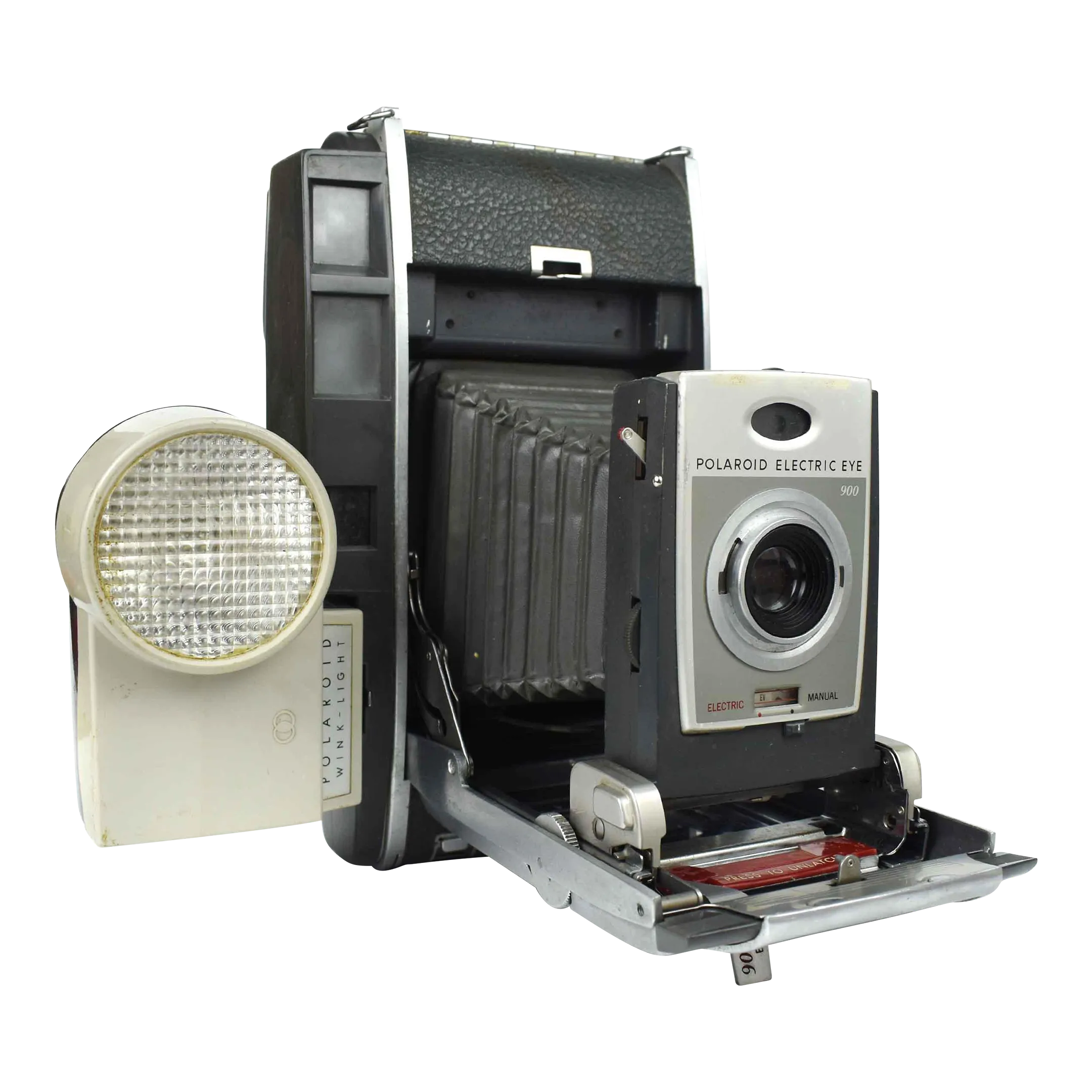 1960's Polaroid Land Camera Electric-Eye Model 900 With Wink Flash