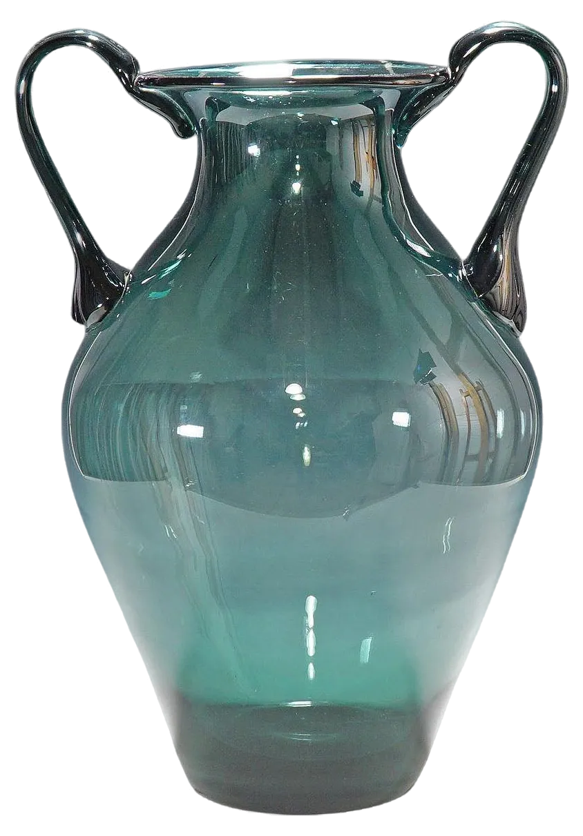 Large Bauhaus Floor Vase attributed to Wilhelm Wagenfeld for WMF, 1950s